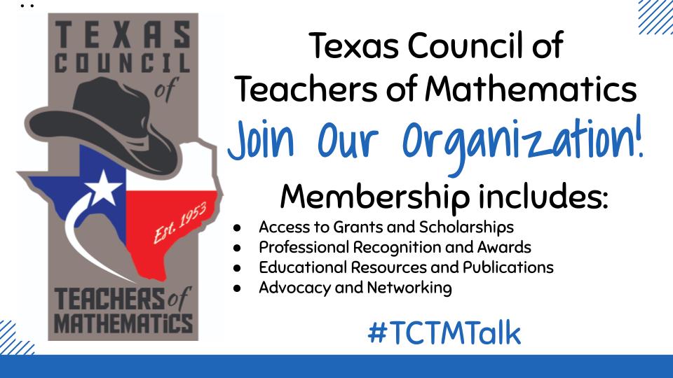 Texas - Attention: The Texas Council of Teachers of Mathematics invites ...