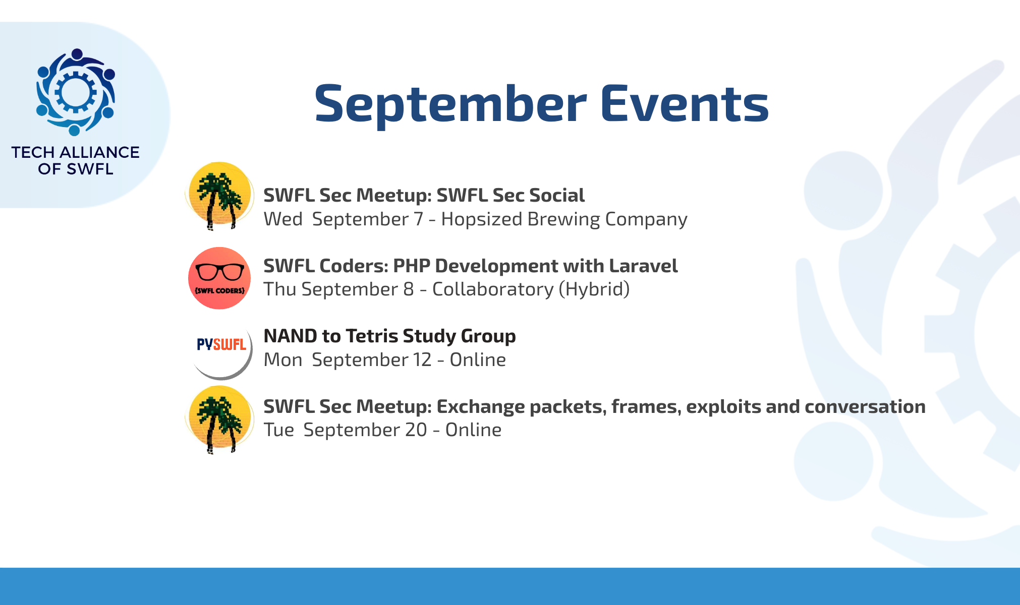 🚀 Here are the upcoming events for... - Tech Alliance of SWFL | Facebook