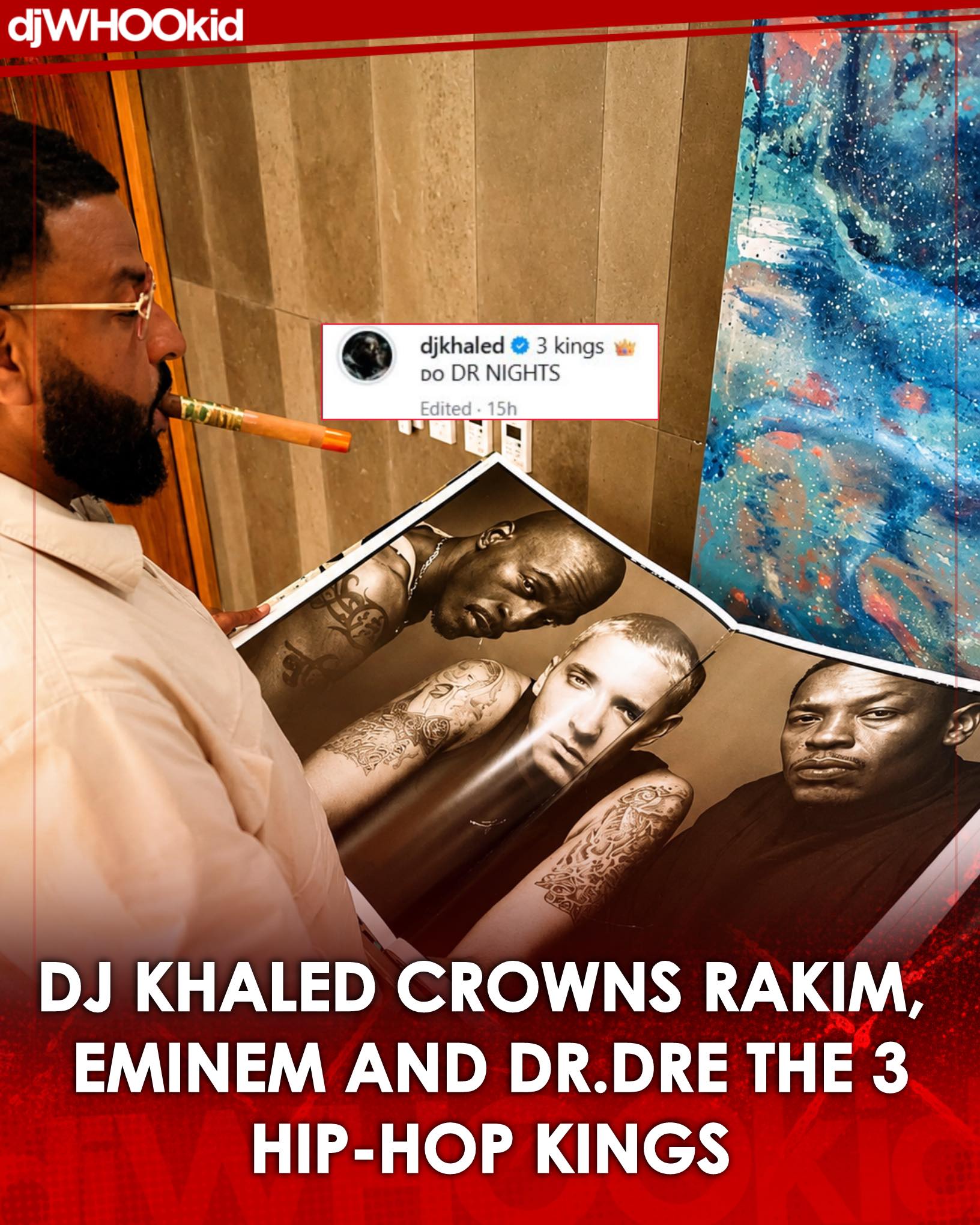 THREE KINGS!” ??? Dj Khaled took to IG to share some of his 