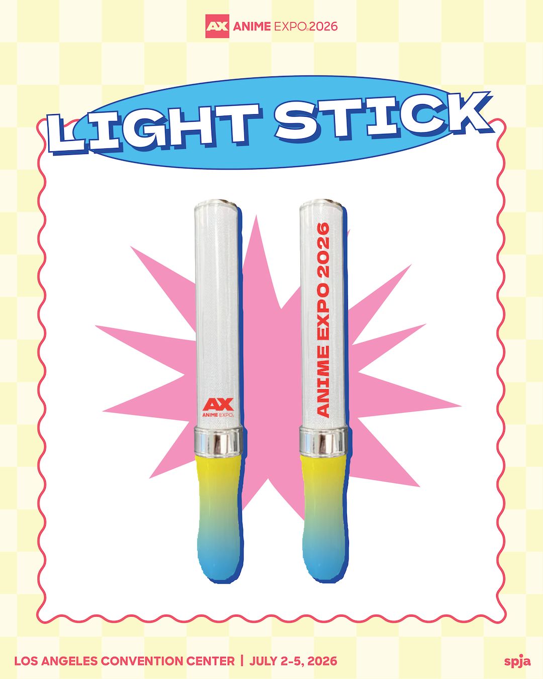 ⭐#AX2026 Merch Sneak Peak! Check out the Light Stick! Bring color