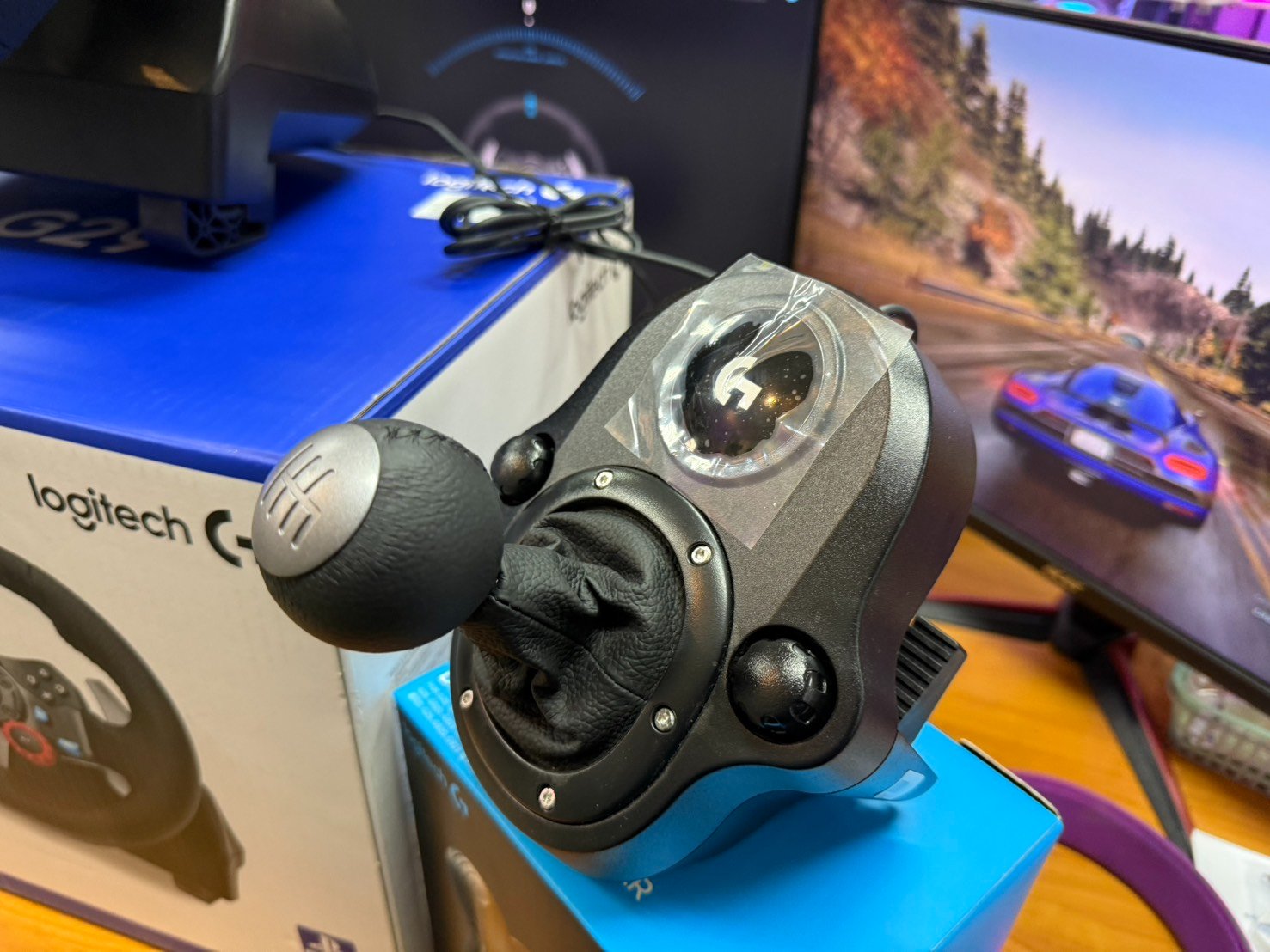 Logitech G29 Driving Force พร้อมพวงมาลัย + แป้นเหยียบ 3 แป้น + เกียร์ ...