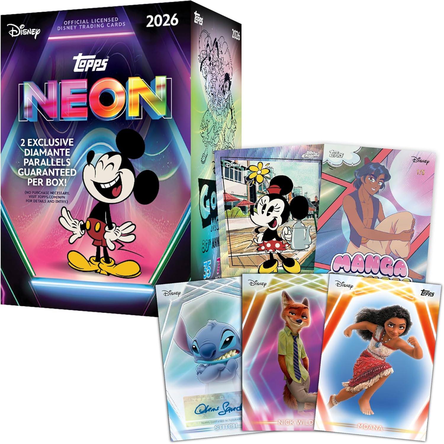 2026 Topps Disney Neon セバスチャン /10 2026 Topps Disney Neon