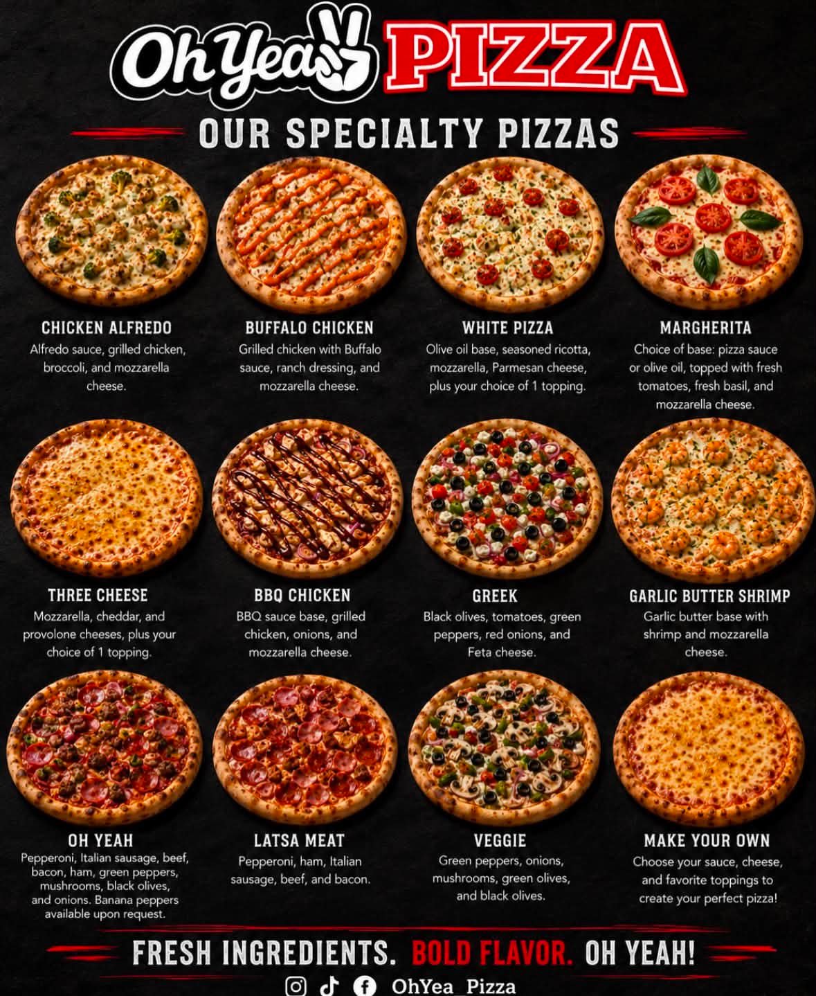 Oh Yea Pizza, coming soon to Aiken's west side at: 3555 Richland