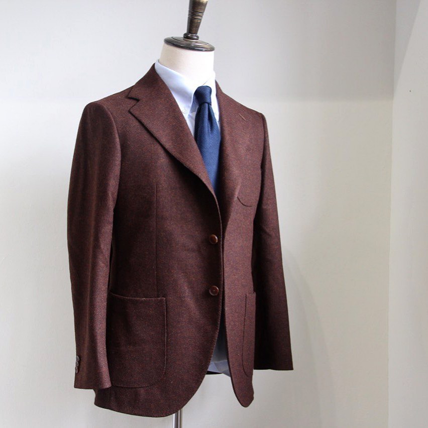 Yeossal Rusty Mondays Unstructured And Unpadded Jacket With A Hot Rusty Tweed Number From Abraham Moon Available For Order At Sgd788 Facebook