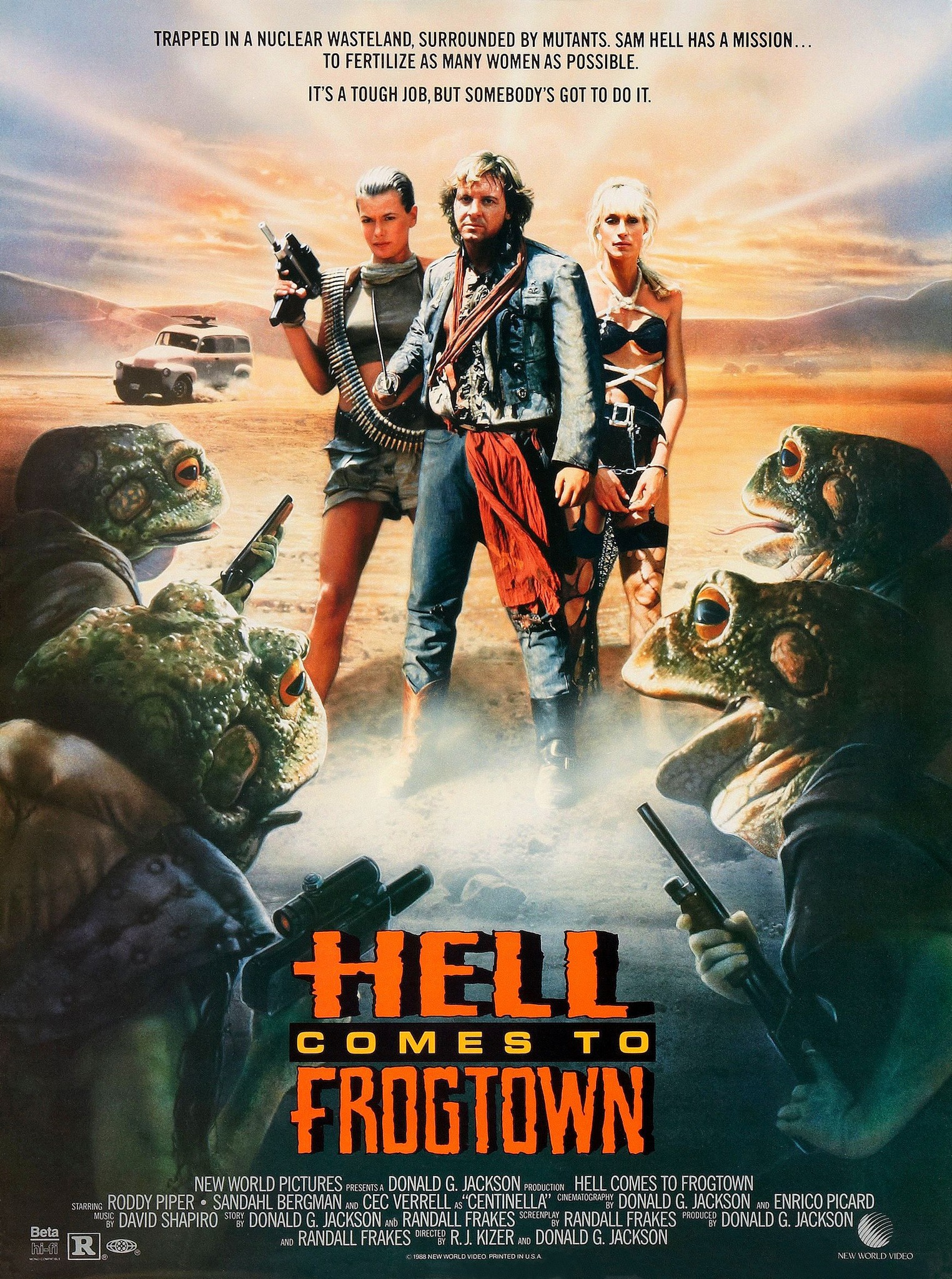 Hell Comes to Frogtown ( 1988 ) TRAPPED NA NUCLEAR WASTELAND