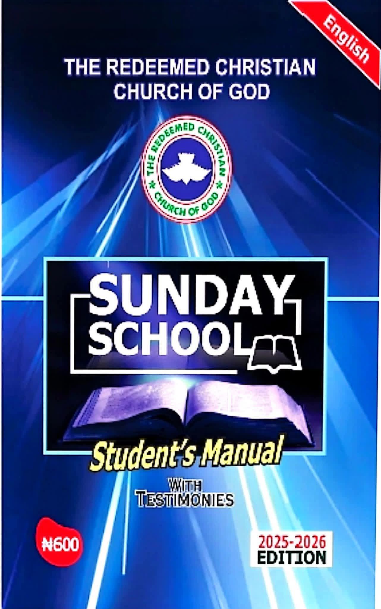 RCCG SUNDAY SCHOOL TEACHER'S MANUAL