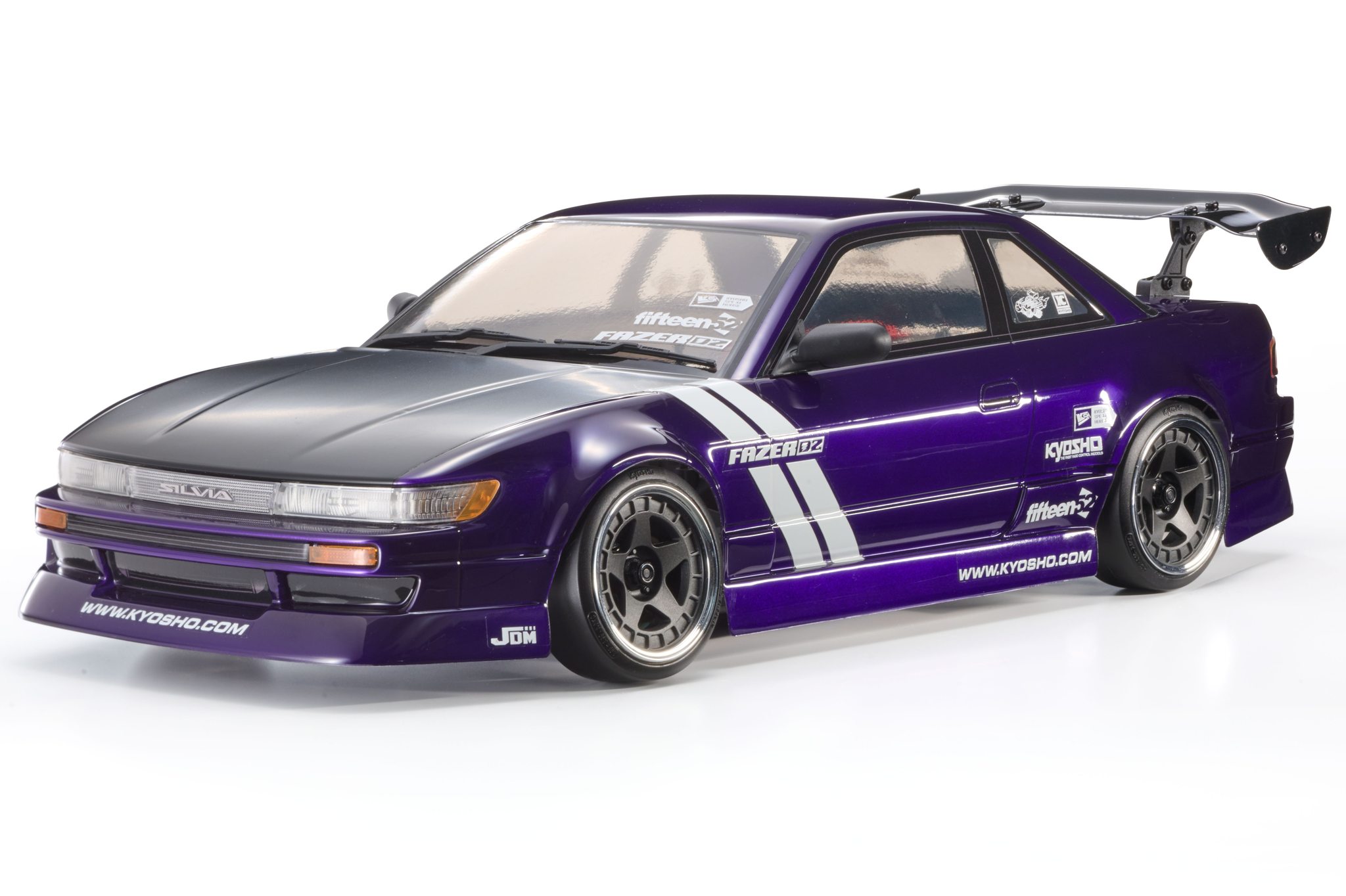 ミニッツAWD 日産 シルビア S15 equipped with GTウイング ホワイト