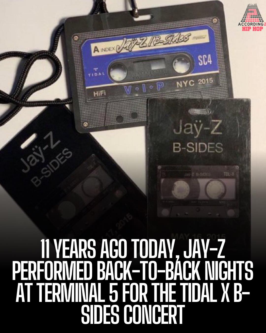 11 years ago today, JAY-Z performed back-to-back nights at