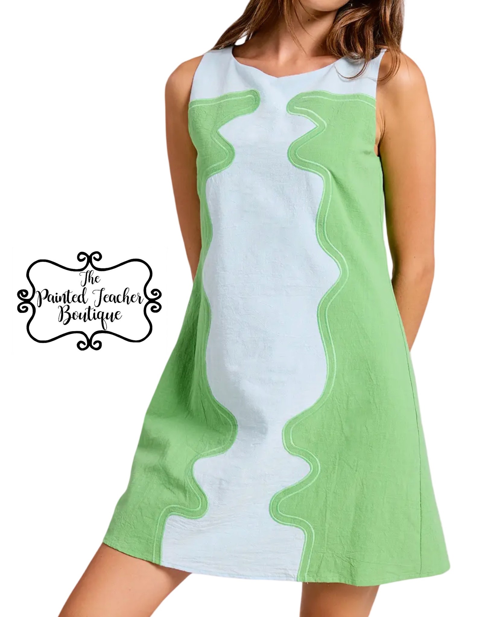 open lace back dress 11 Sporty-Chic Outfits For Your Masters Watch Party
