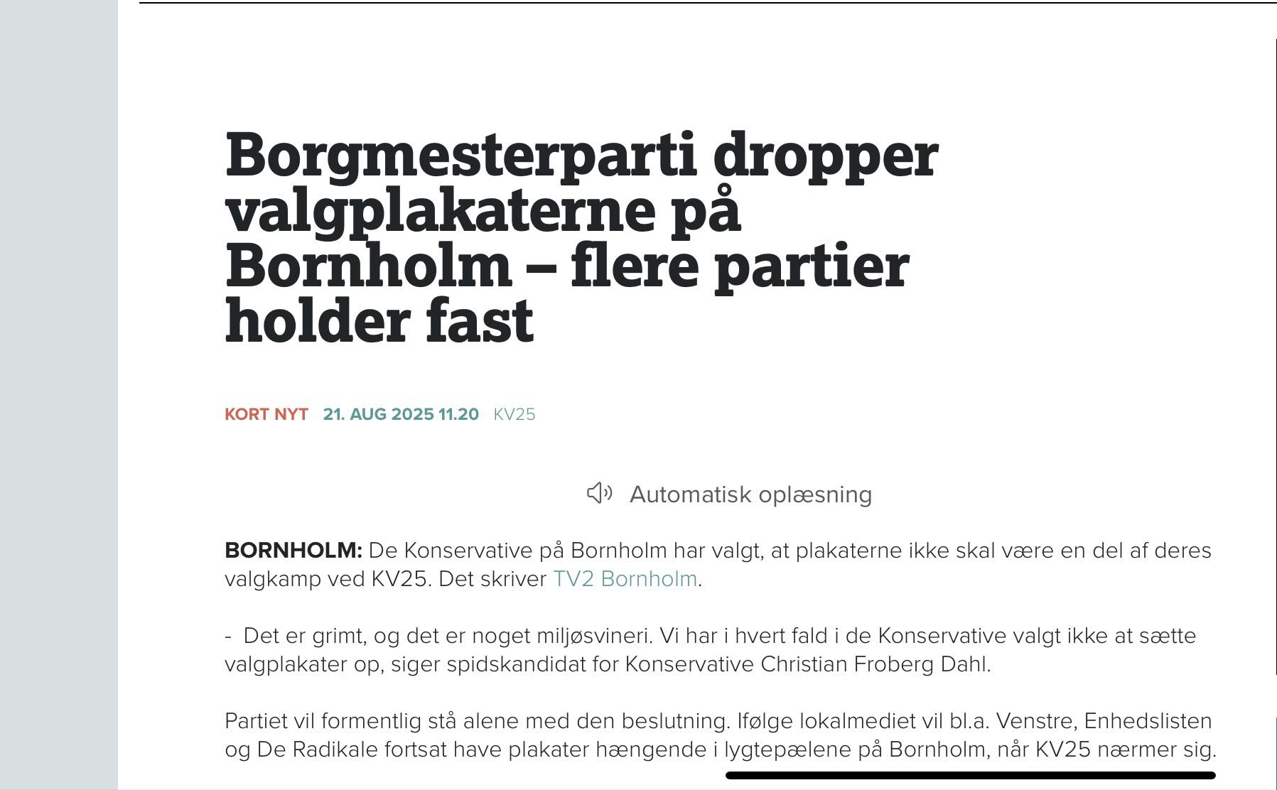politisk debatforum Nyborg kommune | JA ELLER NEJ TIL VALGPLAKATER ...