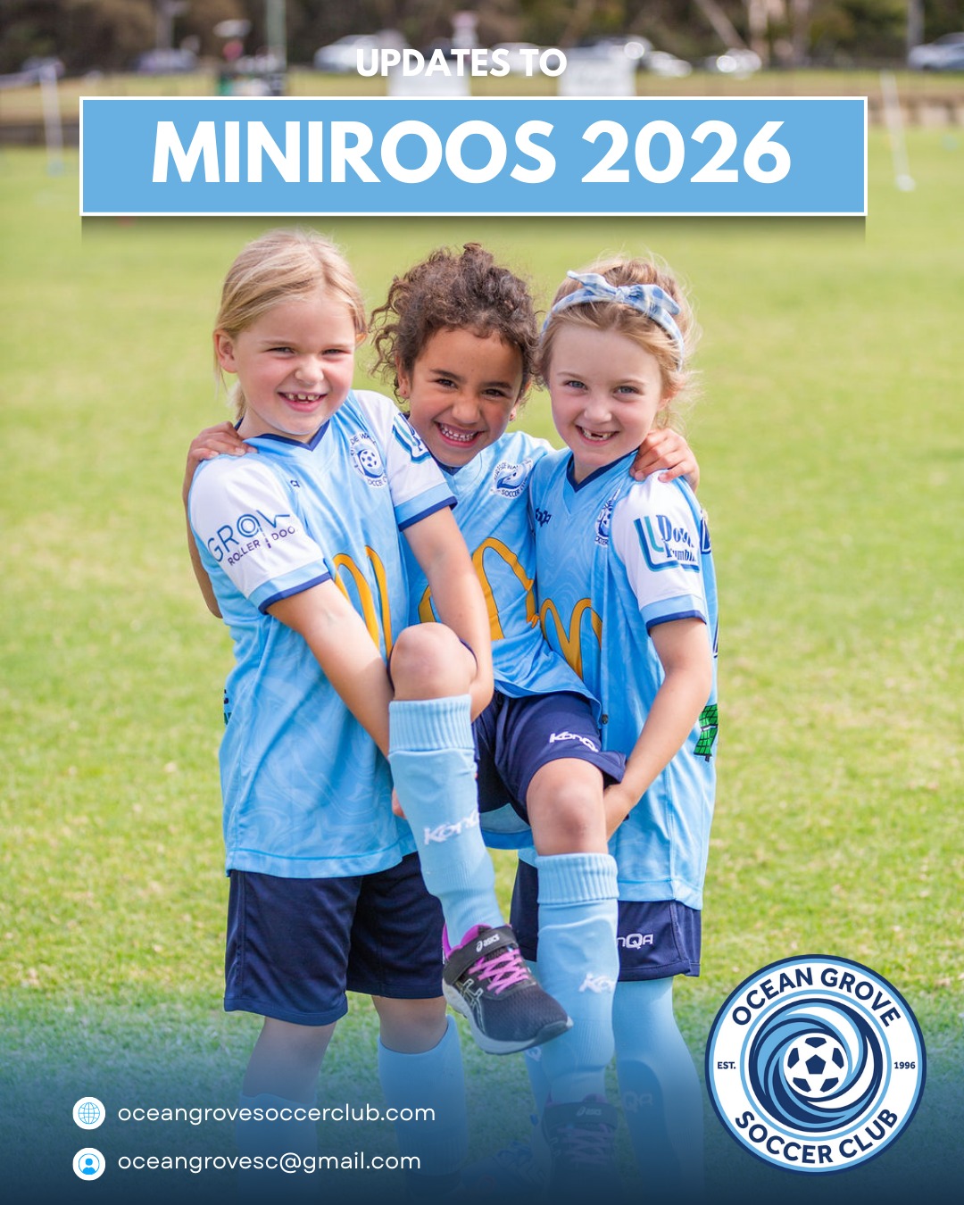 NEW MINIROOS PLAYING FORMATS IN... - Ocean Grove Soccer Club | Facebook