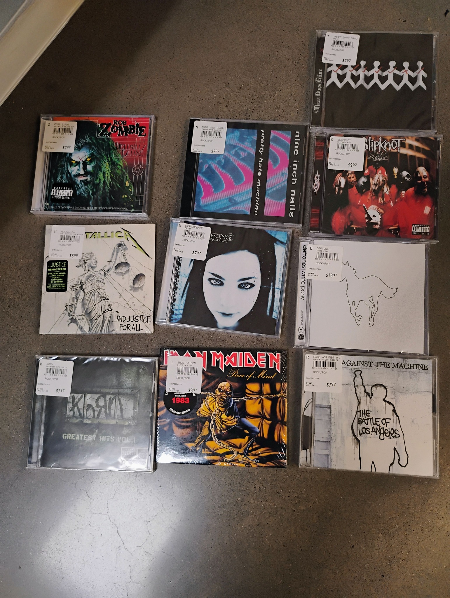 Had to rearrange some cds at walmart😂