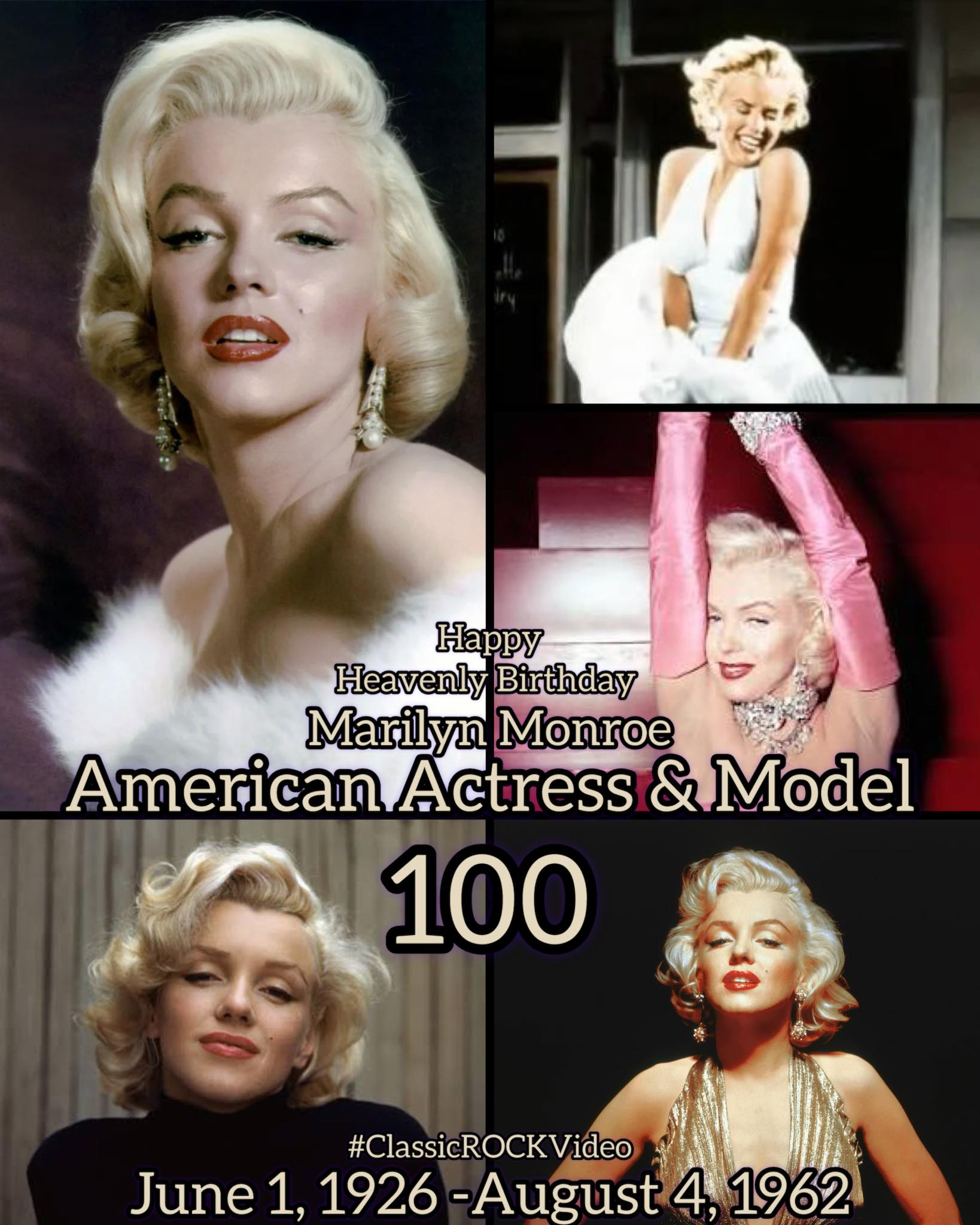 Happy Birthday to Marilyn Monroe! ?: Getty