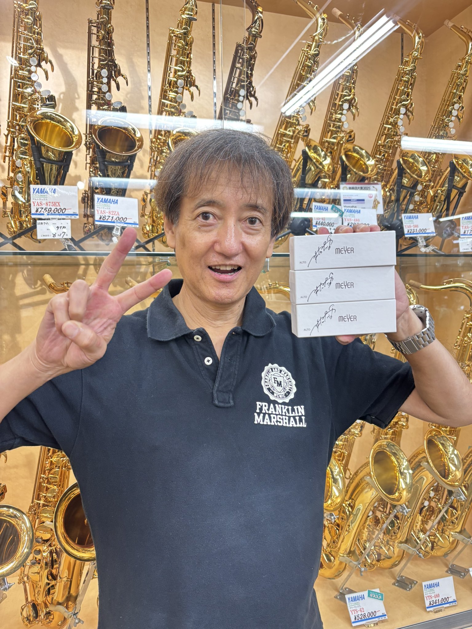 選定品マウスピース 入荷🔥／ #サックス 奏者 #本田雅人 様に、先月末