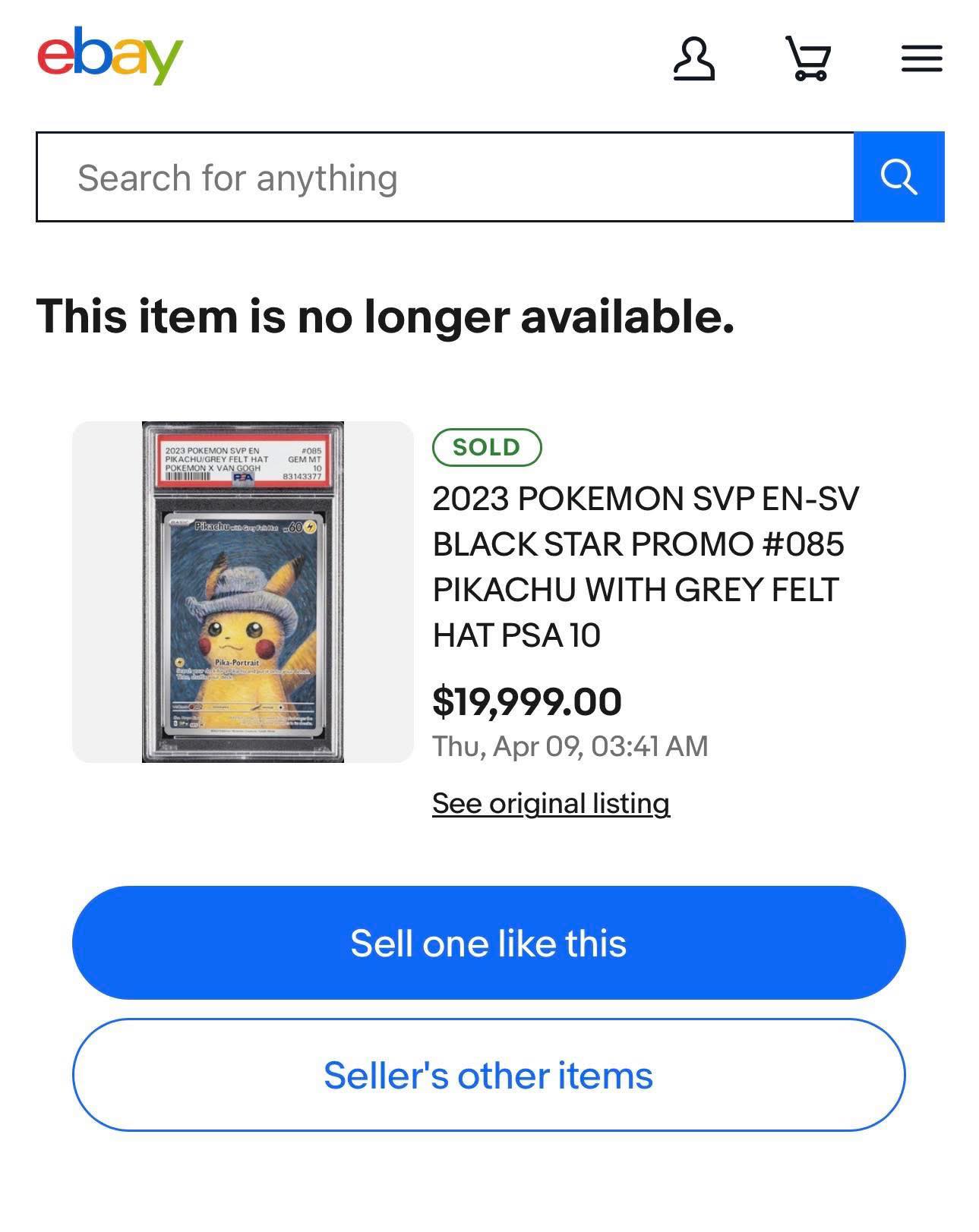 pokemon pikachu hat card With Grey Felt 085 Promo Van Gogh Museum 1 Virgin acrylic backplate 1 Virgin acrylic middleplate with cutout for card 1 Extended art frontplate Key Features Pokmon TCG x Van Gogh