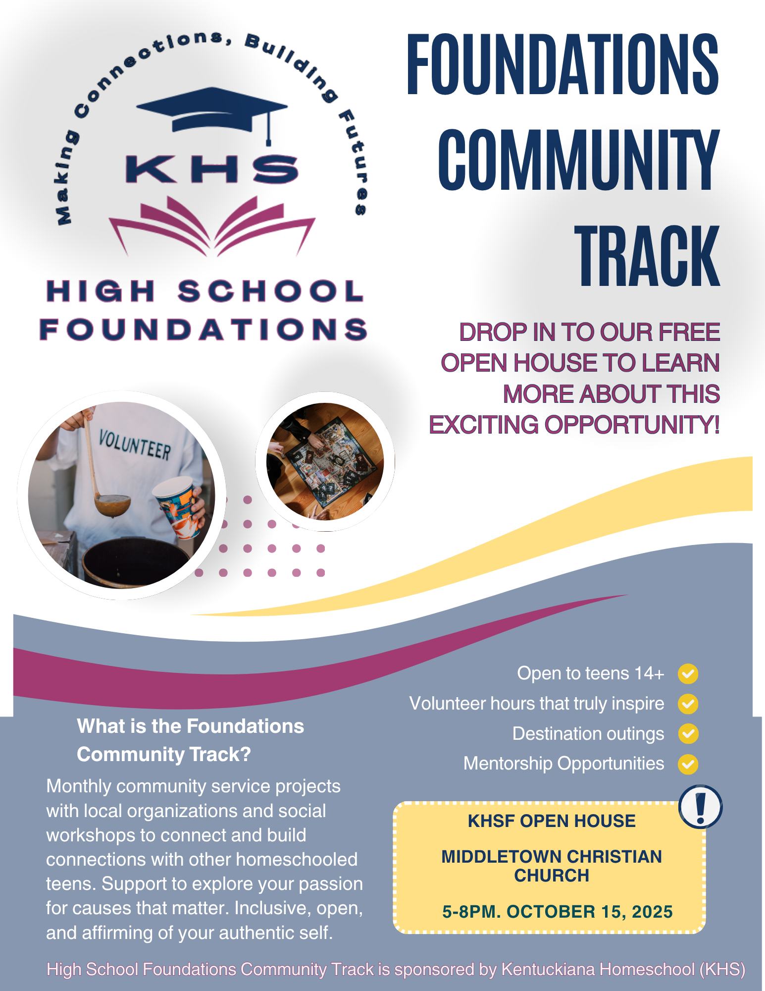 Open House: KHS Foundations Community Track