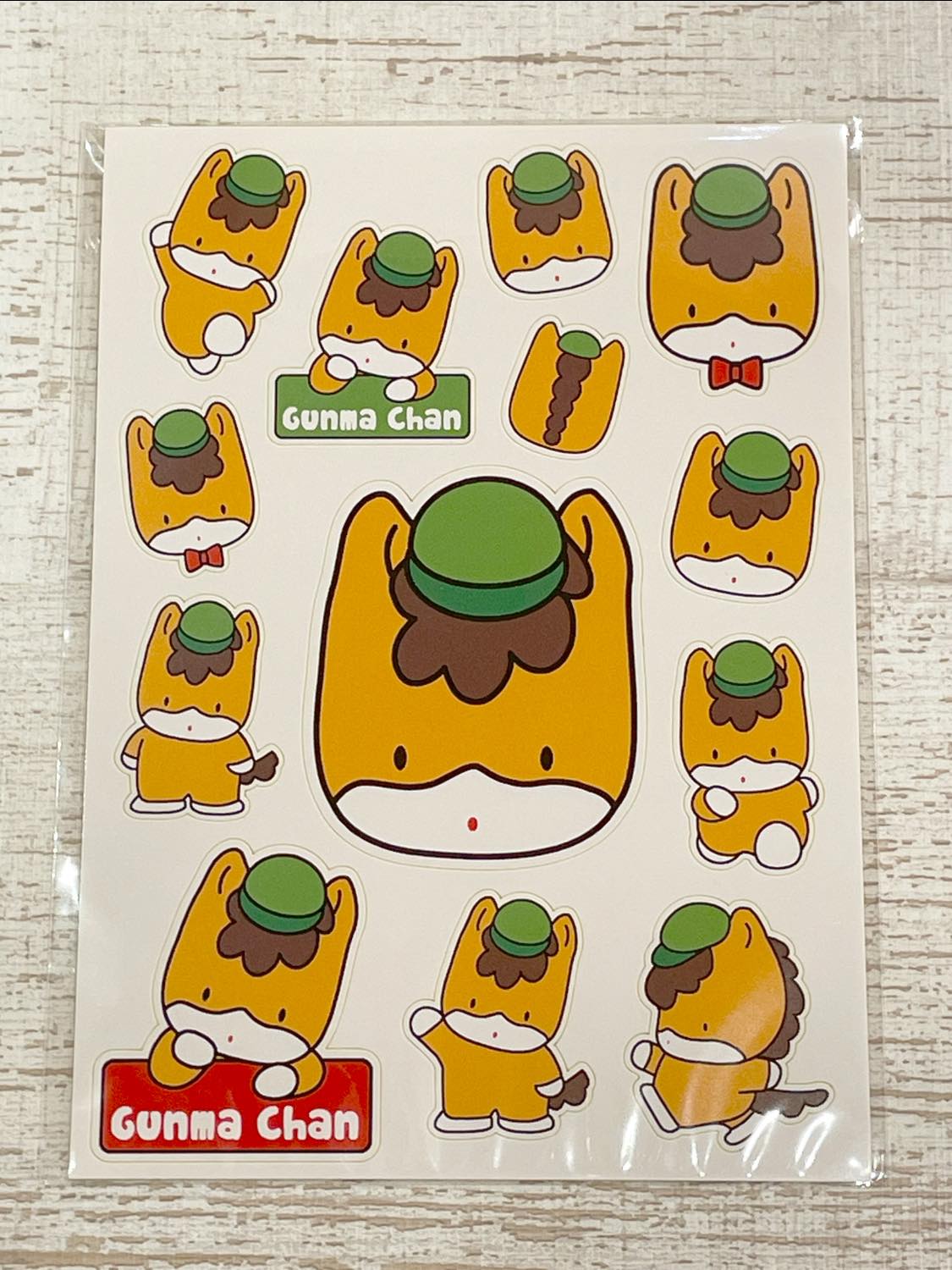 ⭐️おすすめ商品のご紹介⭐️ ぐんまちゃんA6シール ￥464（税込