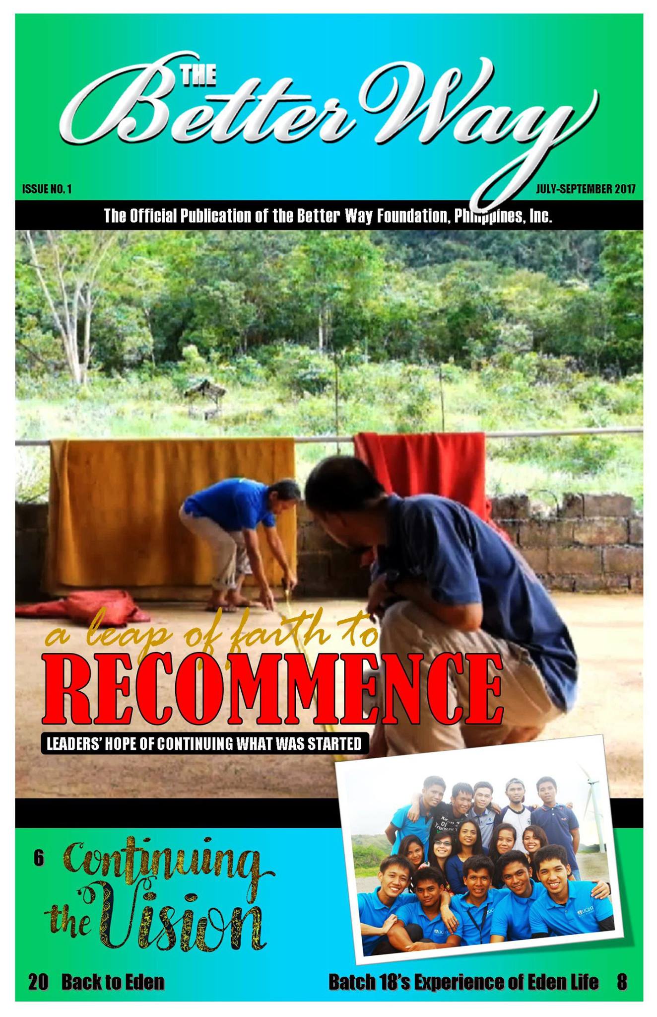 Lay - The Official Publication of the Better Way Foundation is back ...