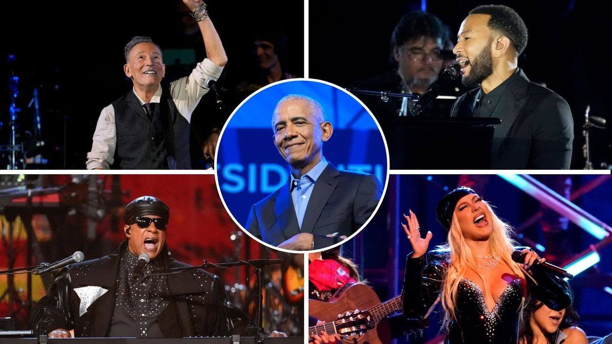 Springsteen, Bono and Stevie Wonder will help the Obamas open 