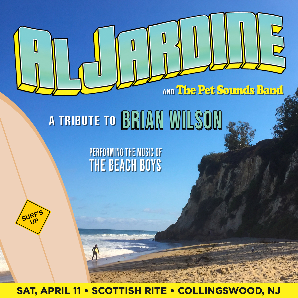 AL JARDINE & THE PET SOUNDS BAND — LIVE IN CONCERT! Saturday 