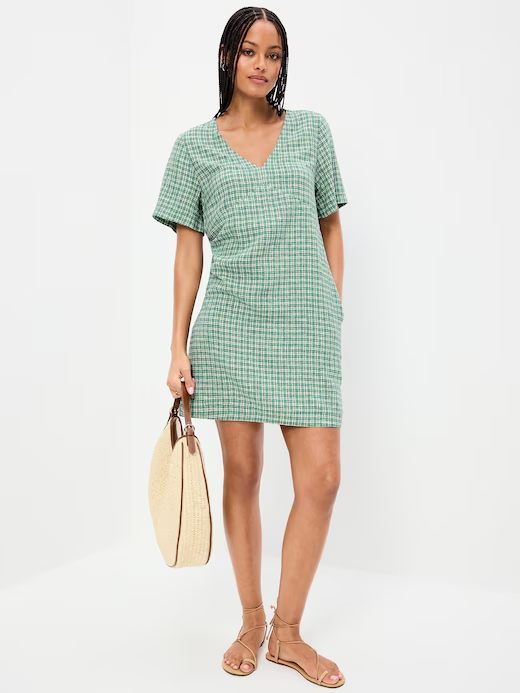 women plus size casual dresses Imitation Pearl Detail Crepe Sheath Dress In Navy Sateen