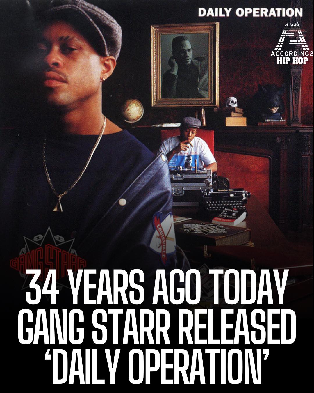 Gang Starr released 'Daily Operation' 33 years ago on May 5, 1992.