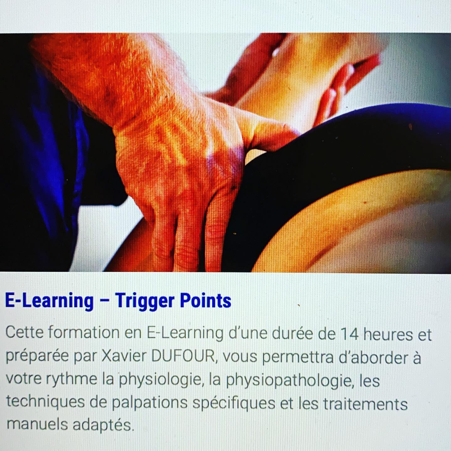 ITMP - #elearning #triggerpoint #therapiemanuelle #itmp... | Facebook