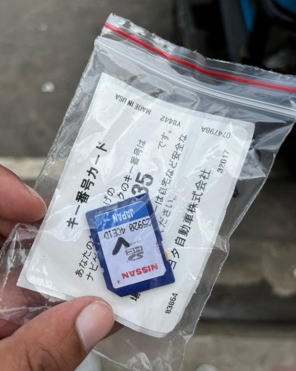 Nissan #Juke #Xtrail #Serena official map sd cards are in stock