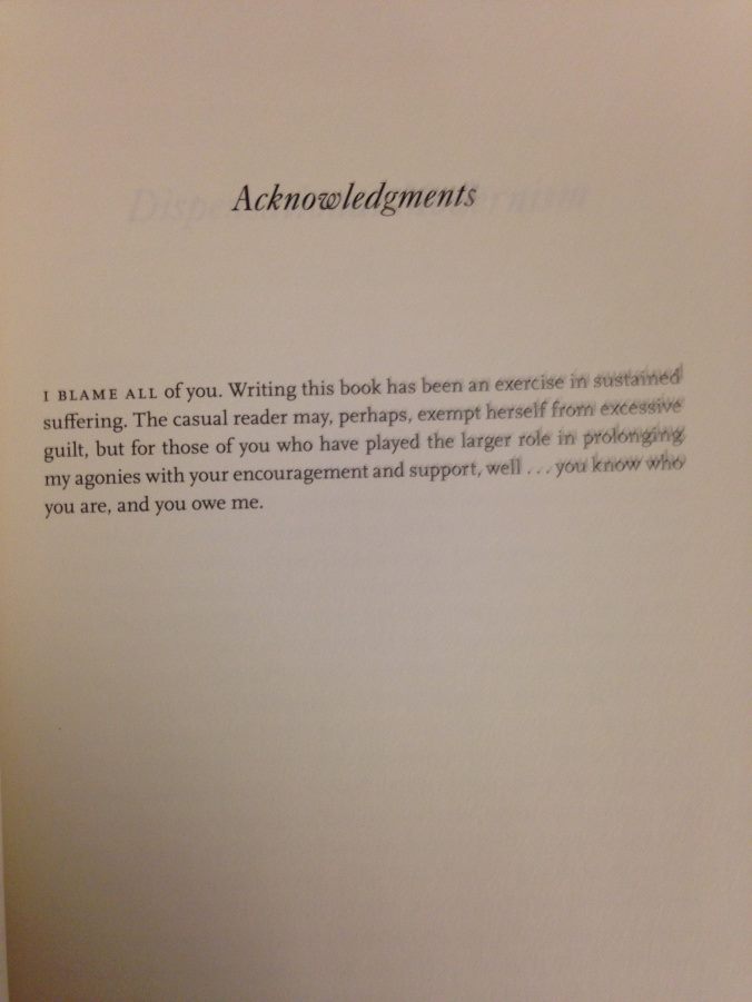 Academia - Best acknowledgement ever. | https://www ...