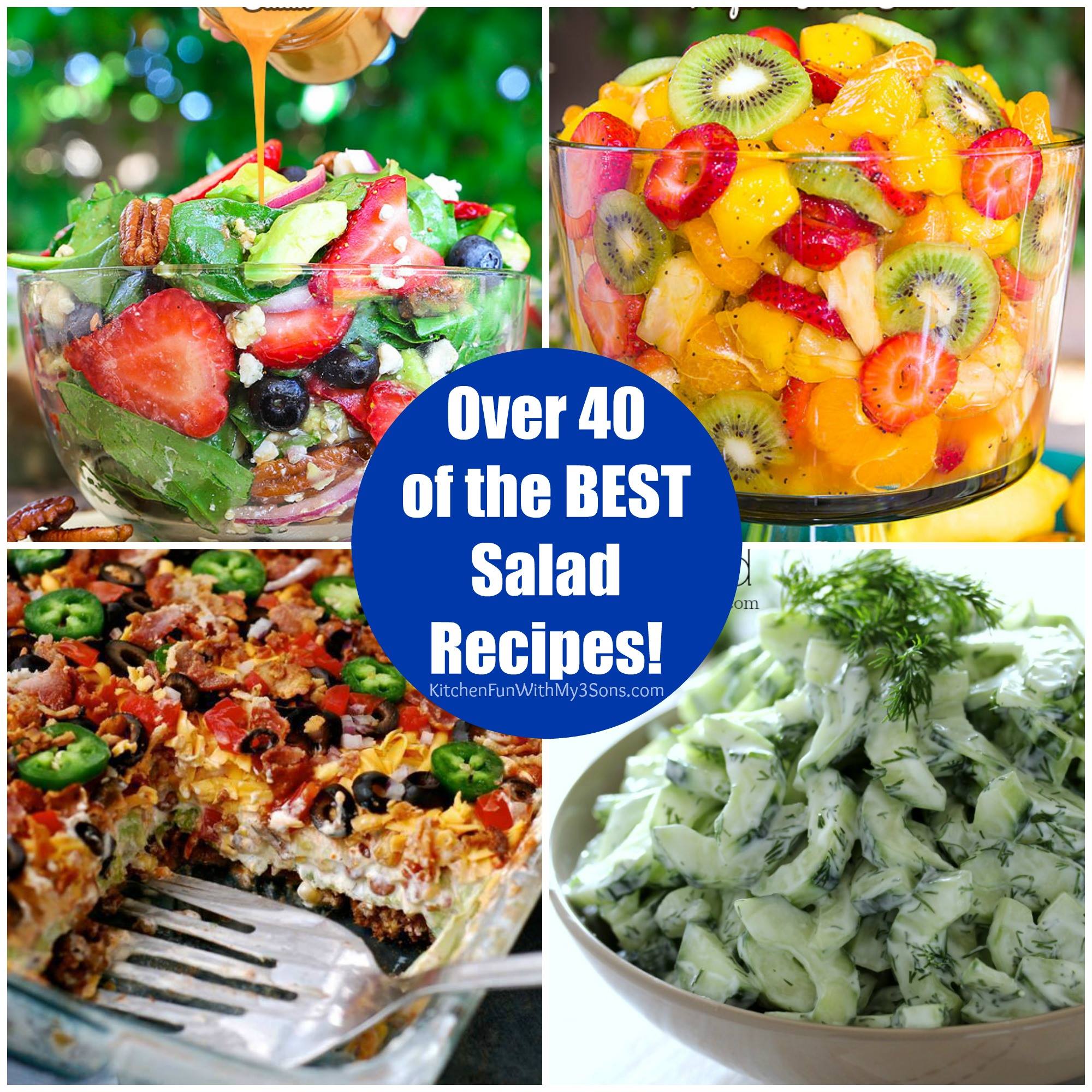Kitchen Fun With My 3 Sons - Over 40 of the BEST Salad Recipes! http ...