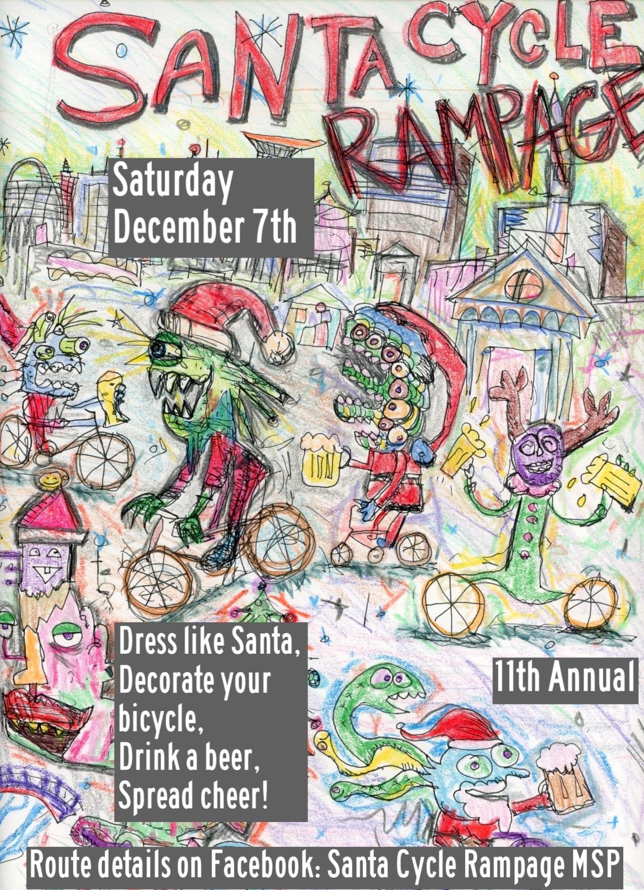 Twin Cities Santa Cycle Rampage 2024