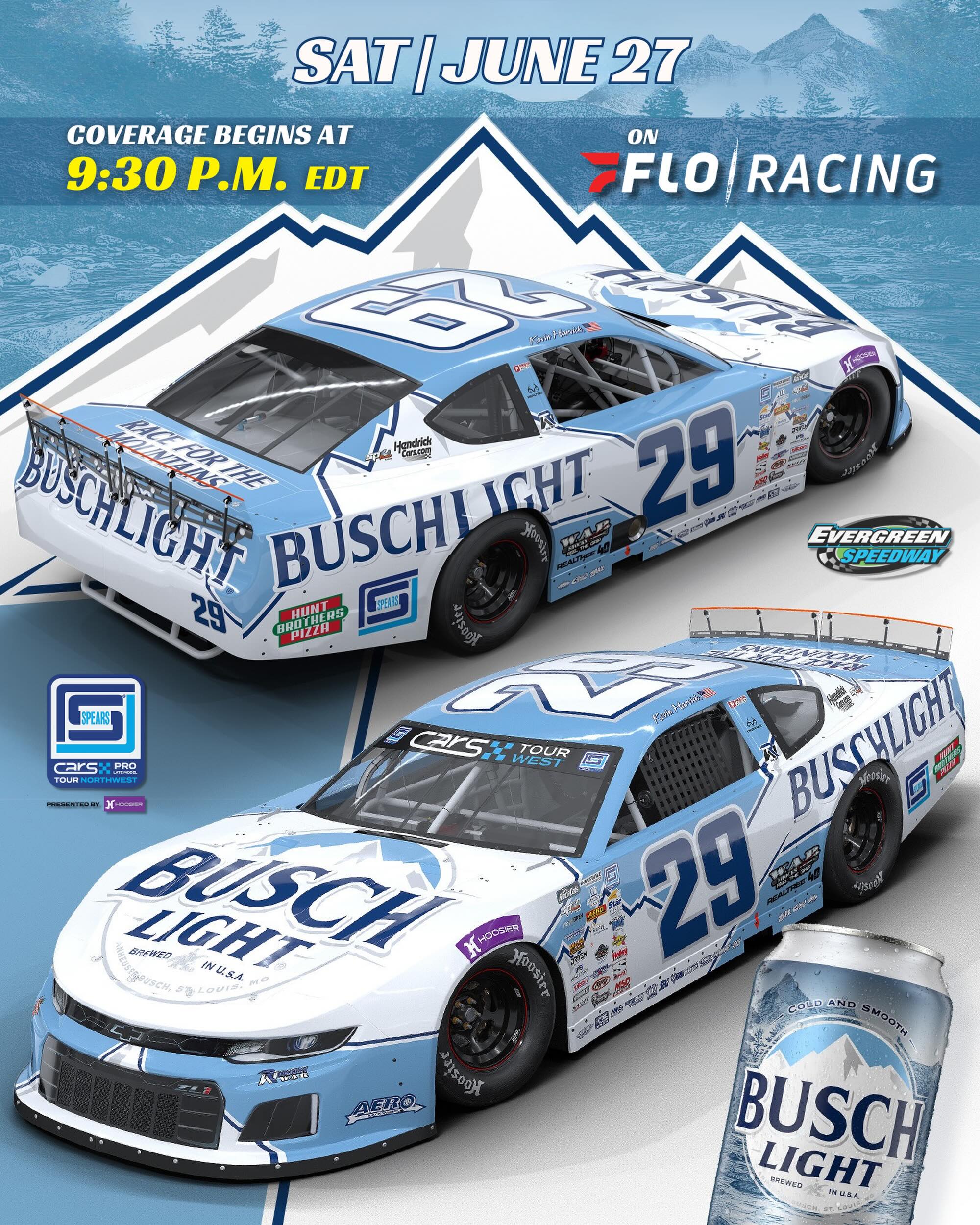 Big weekend ahead with the Busch Light ride in the CARS Tour West