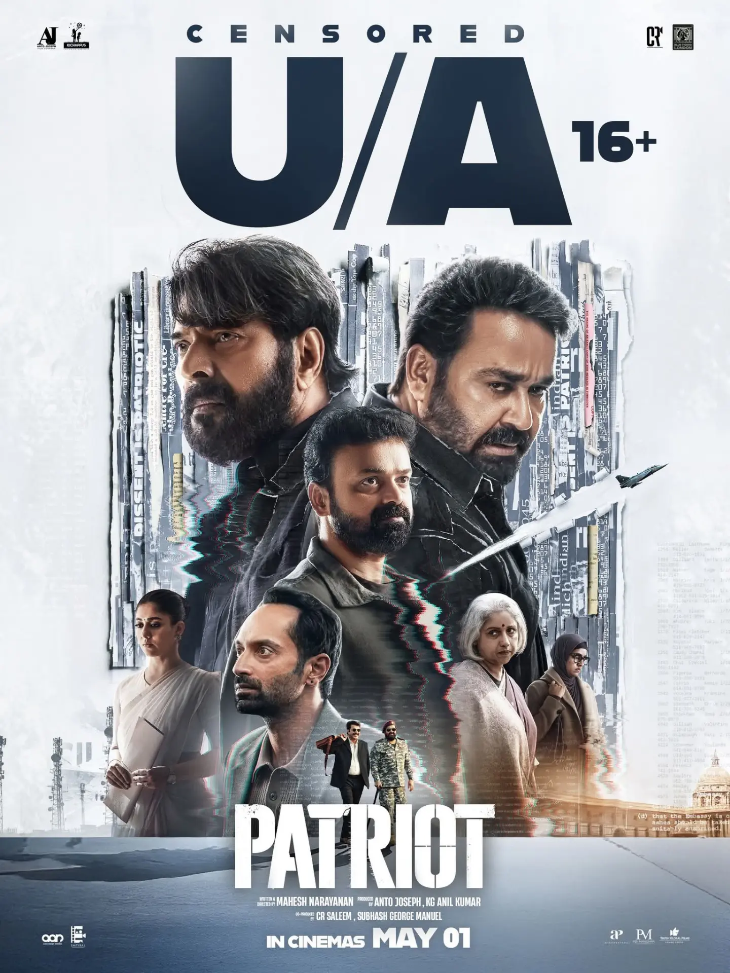 Patriot Censored with U/A 16+ Certificate In Cinemas Worldwide 
