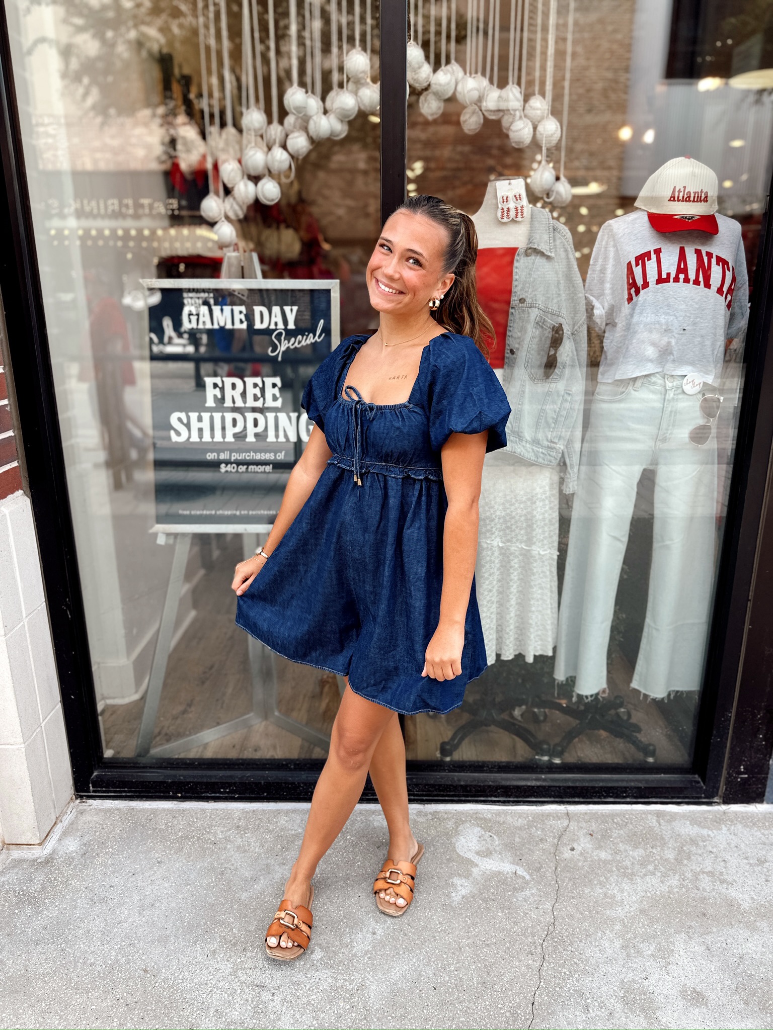 game day dresses starts at Dress Up ❤️⚾️✨ From the cutest denim to all the red + white you need, we've got your weekend lineup covered! Stop by your local DU and Featuring our best 63306W005 Orange 1940s girls’ night out Size:1x 16/18