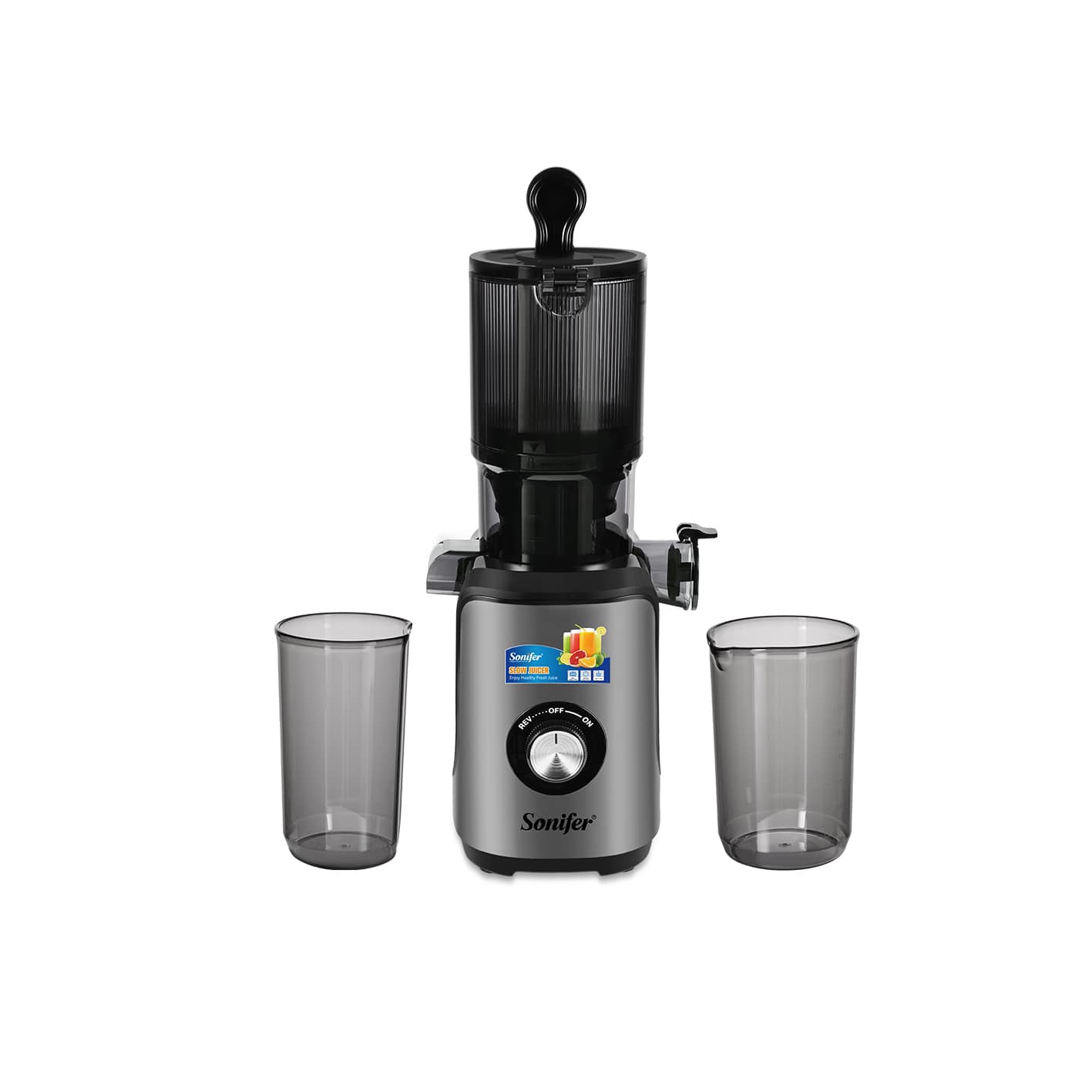 Lazy Genius Machine” ---Sonifer Slow Juicer – juice out in seconds! ✨ ✓ Extra-Wide Chute (108mm) 🍎 ✓ Pulp-Free Juice💧 ✓ One-Click Detachable Parts🚿 ✓ Big Dual Cups (800ml juice + 700ml