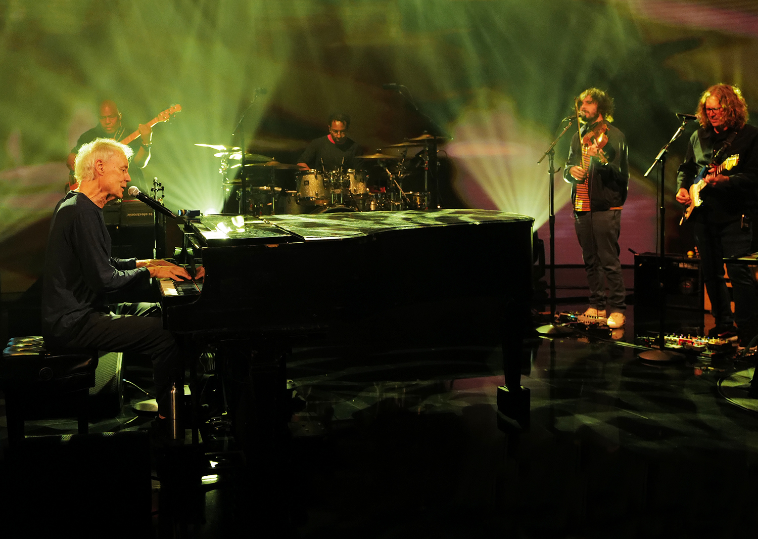 Scenes from Bruce & The Noisemakers on Jimmy Kimmel Live Monday 