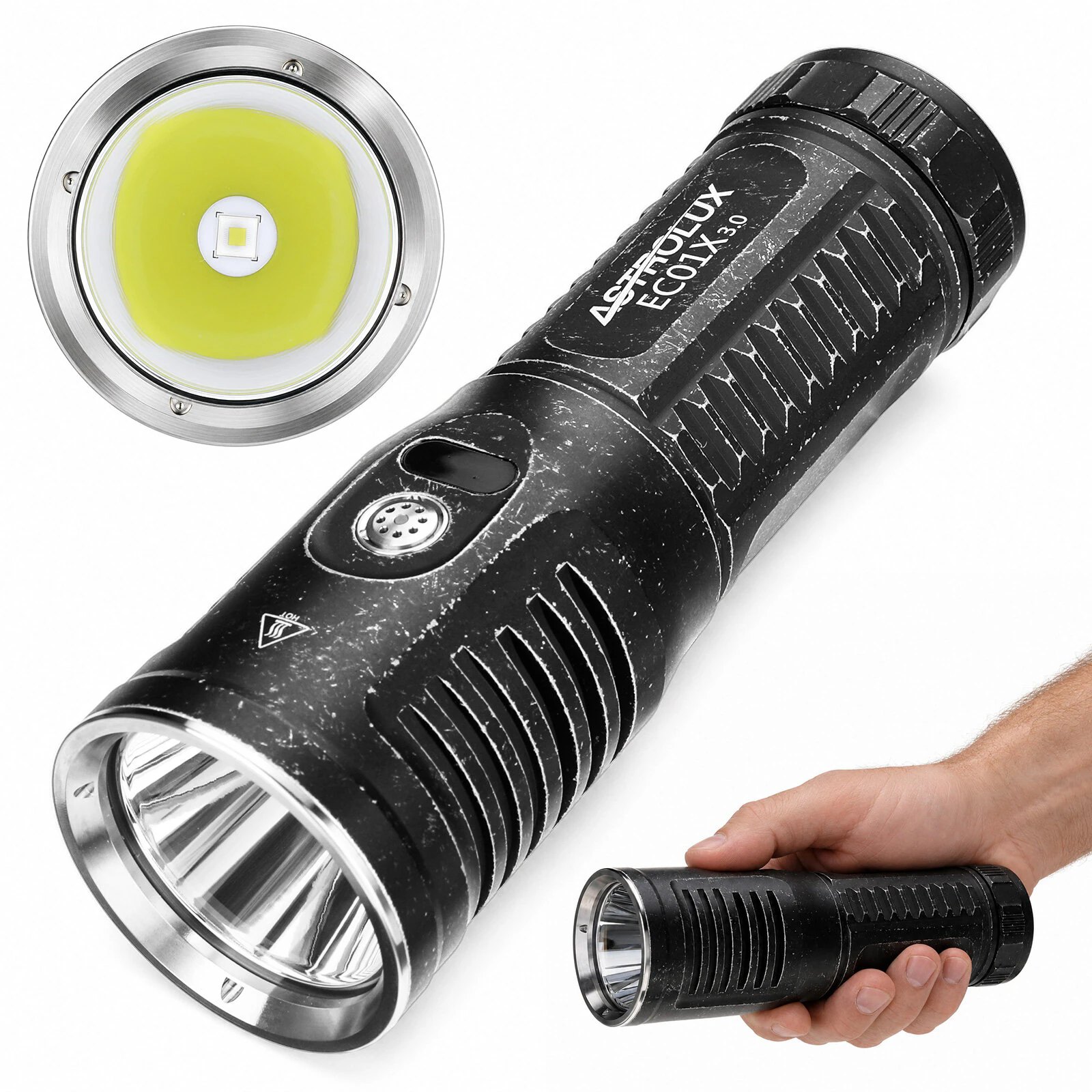 🔦 6500LM + 1811M Long Throw! 🔥 Astrolux® EC01X 3.0 features a