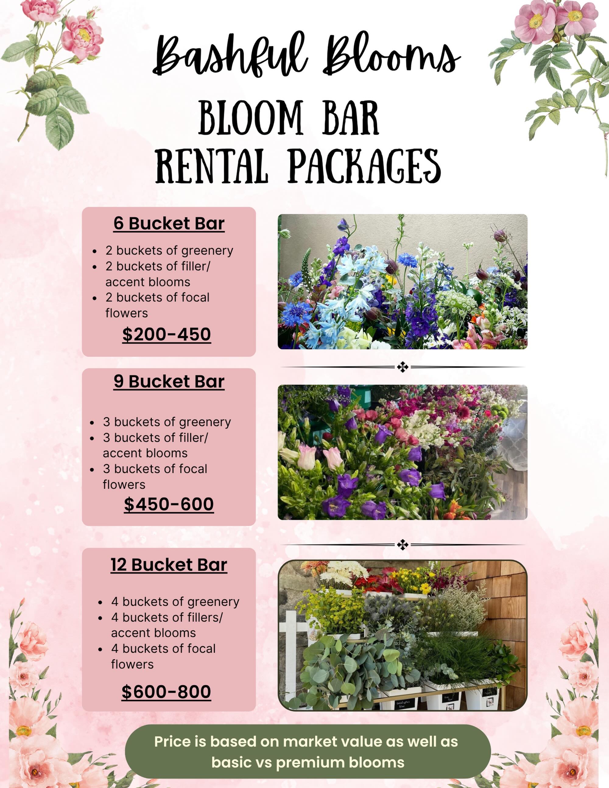 Bashful Bloom sign