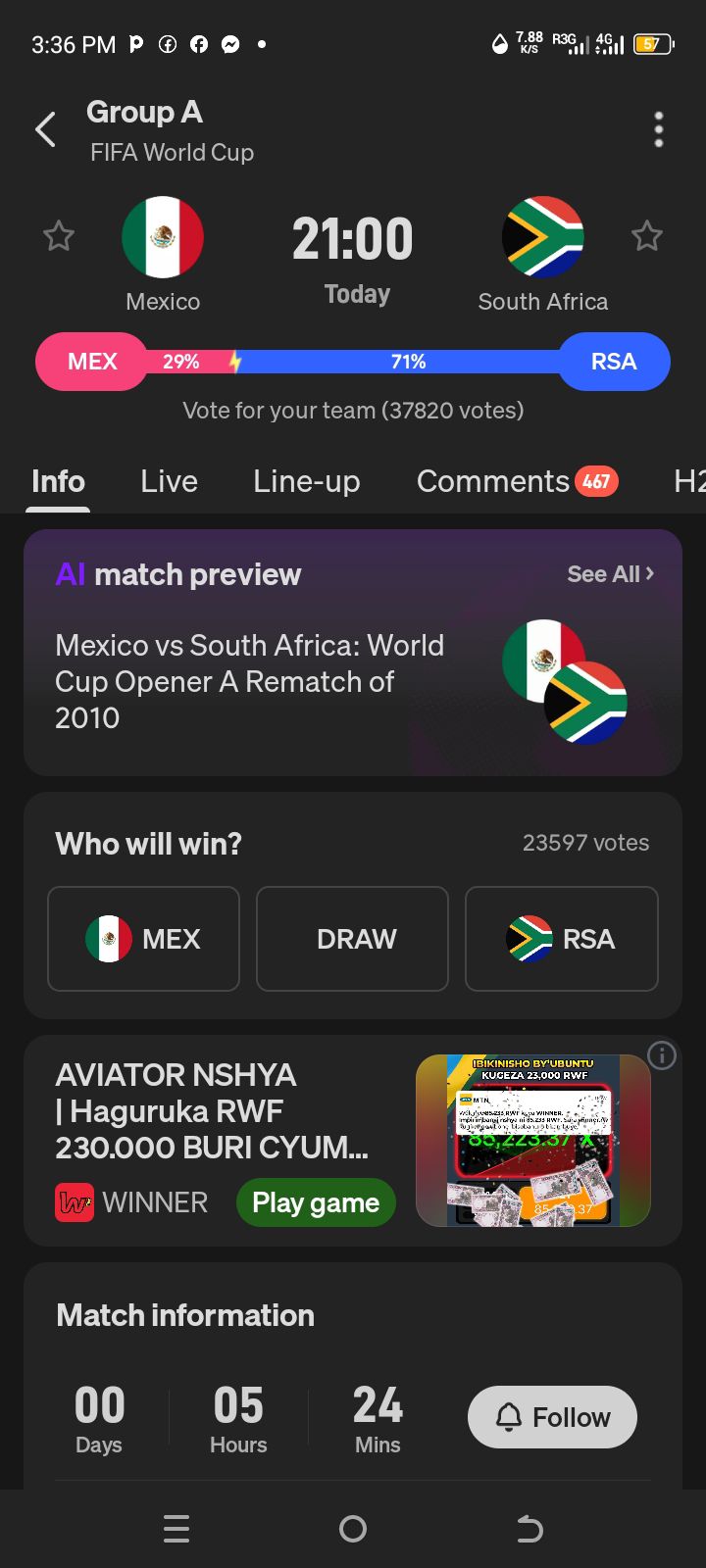 FIFA World Cup kicks off today