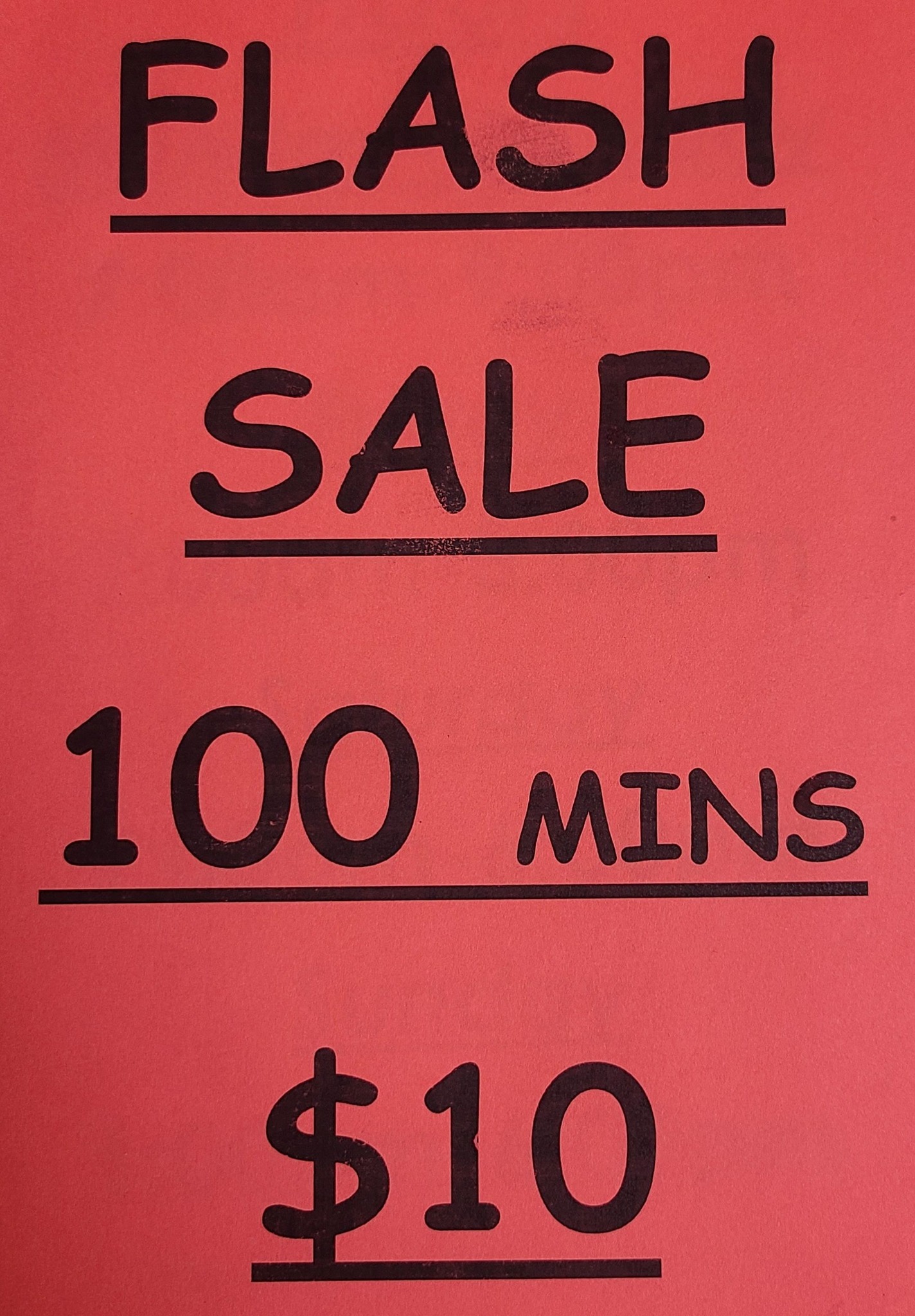 Seasons in the sun salon flash sale tomorrow