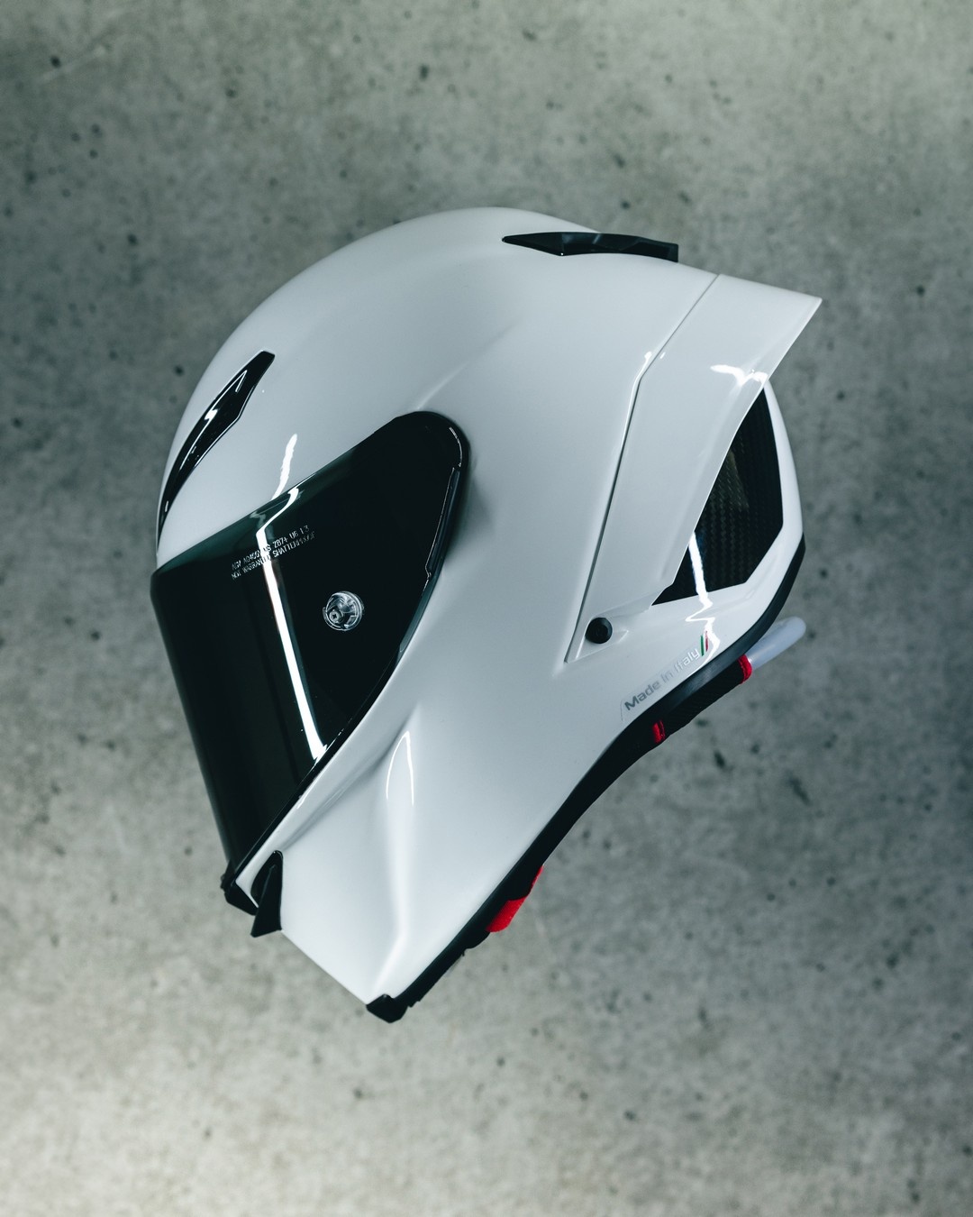 Dainese limited edition Pista GP RR white helmet