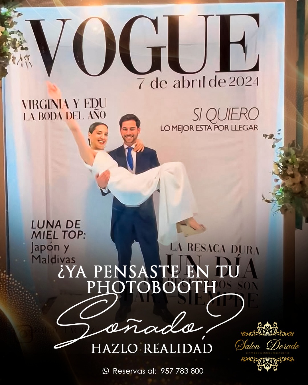 Salon - 📸 ¡Vive la experiencia de ser portada de revista! 📸 🎊 Tu evento ...