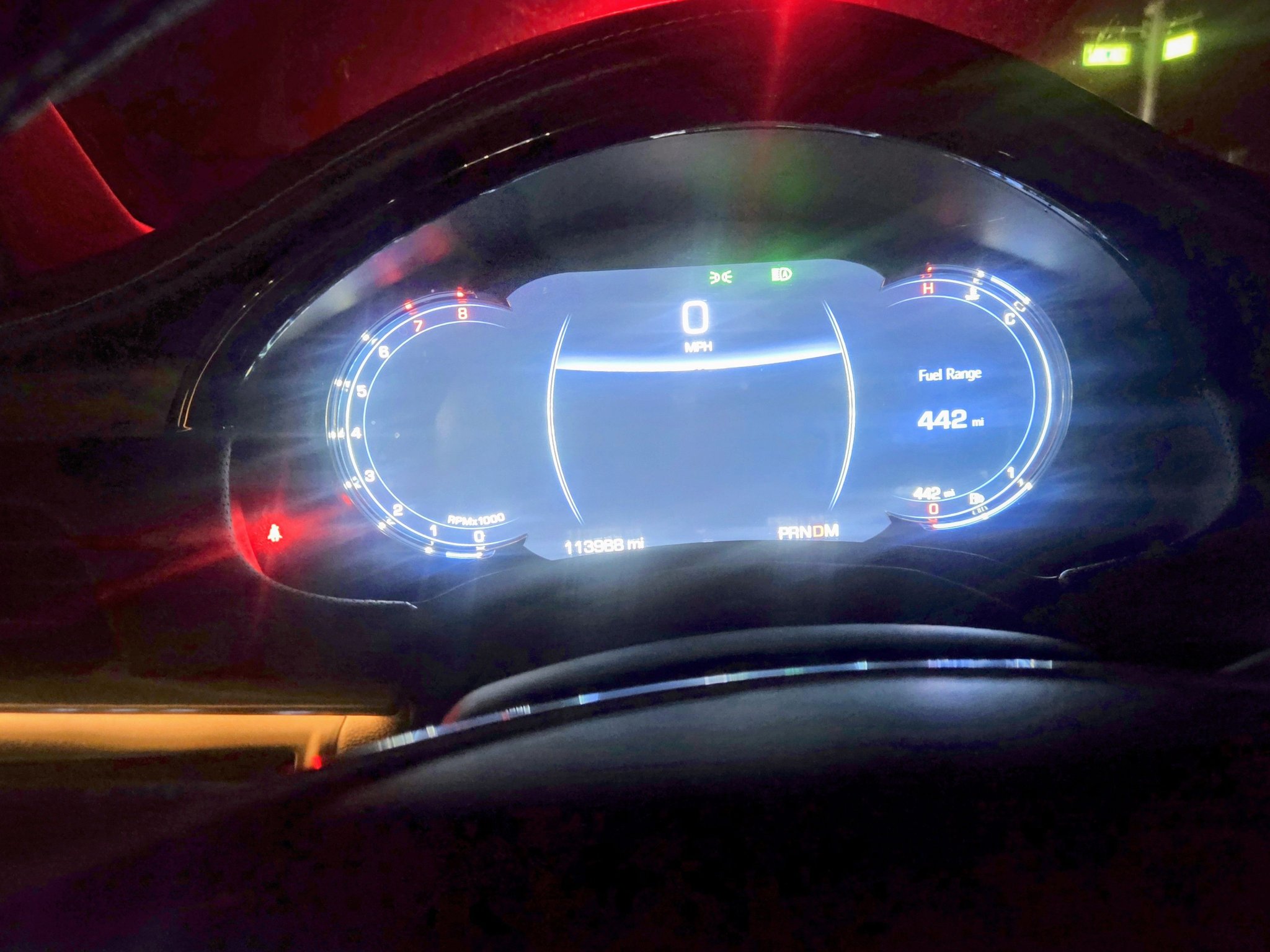 There's nothing like a digital display and heads up display.