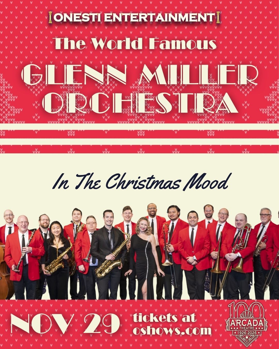 Celebrate the season with the World-Famous Glenn Miller Orchestra