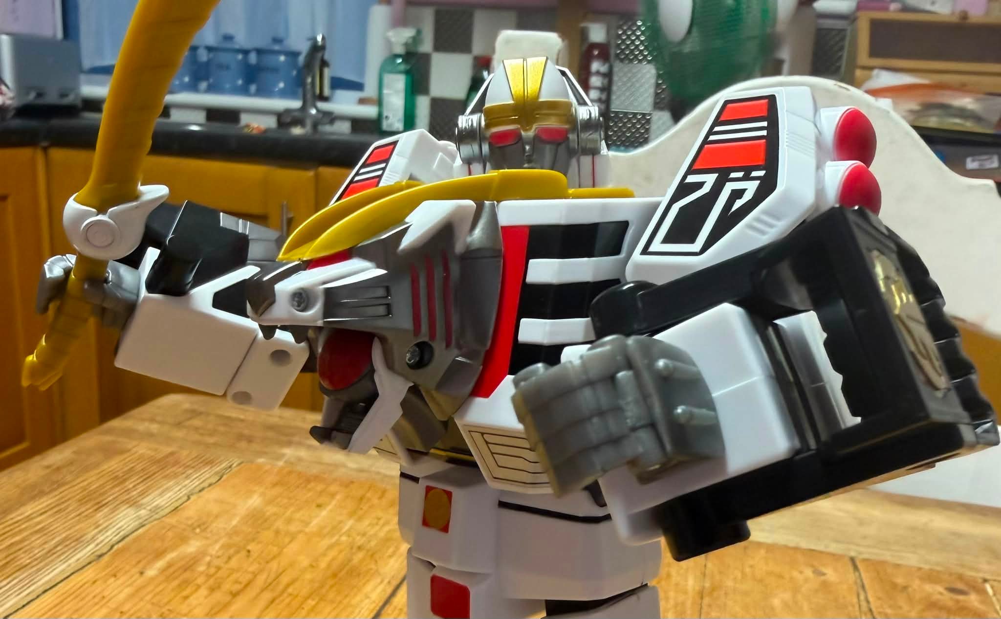White Tiger Zord upgrade for improved articulation and posing