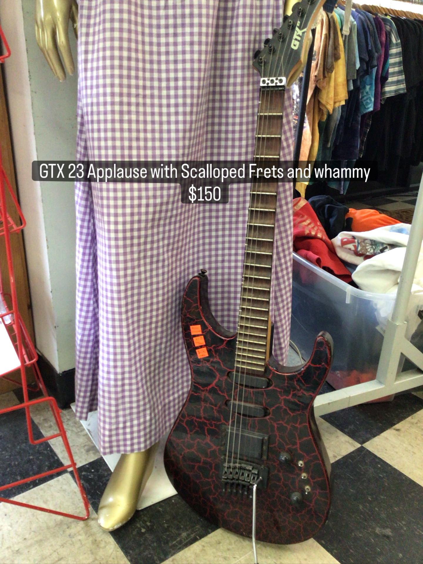 Circle - GTX 23 Applause with Scalloped Frets and whammy $150 For