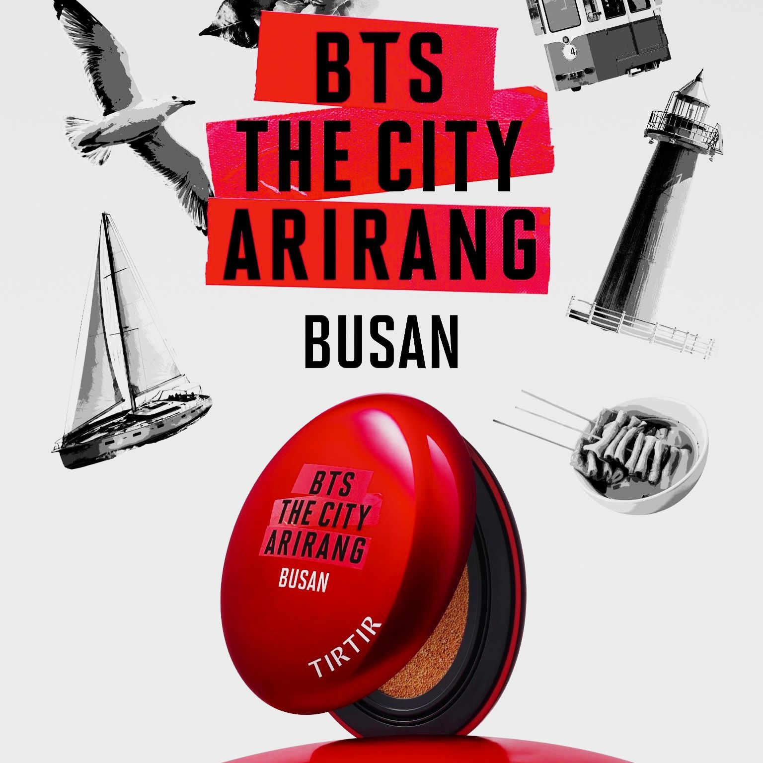 💜 TIRTIR IN BTS THE CITY ARIRANG BUSAN 💜 Glow on with the TIRTIR