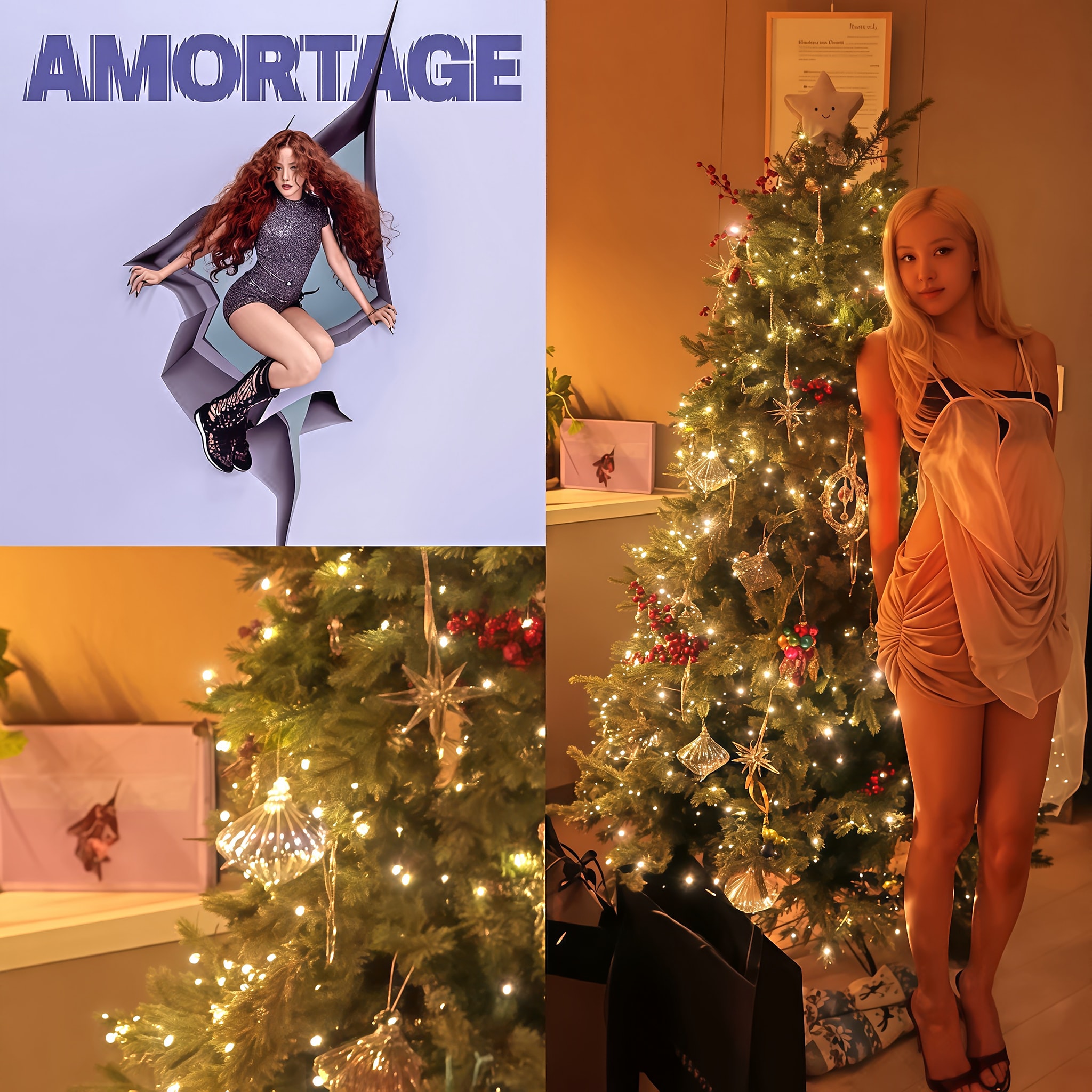 Kyler - ROSÉ shared a copy of JISOO's amortage album on Instagram 💜 ...