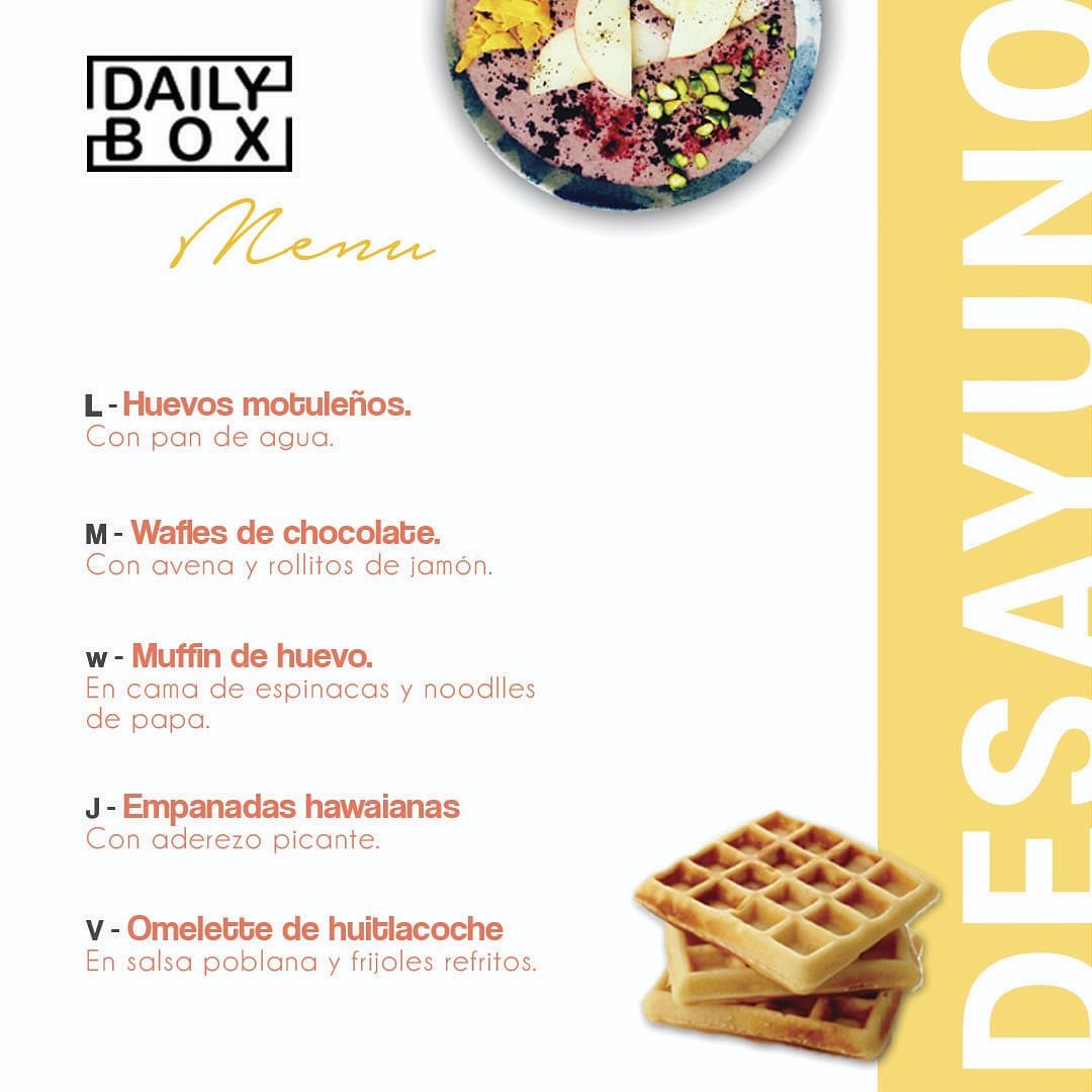 Daily Box - 🔥 Conoce nuestro menú y realiza tu pedido....