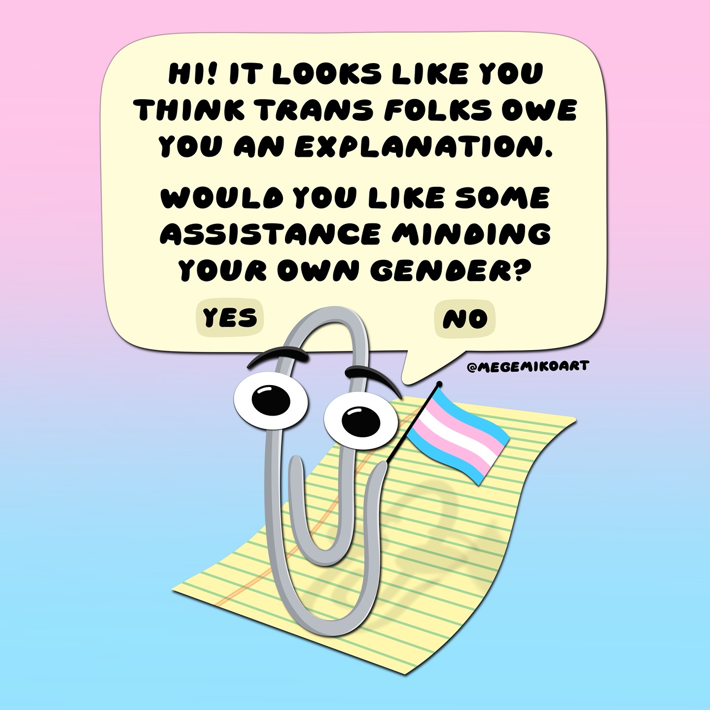 Megemiko - Clippy wants to know if anyone needs assistance minding ...